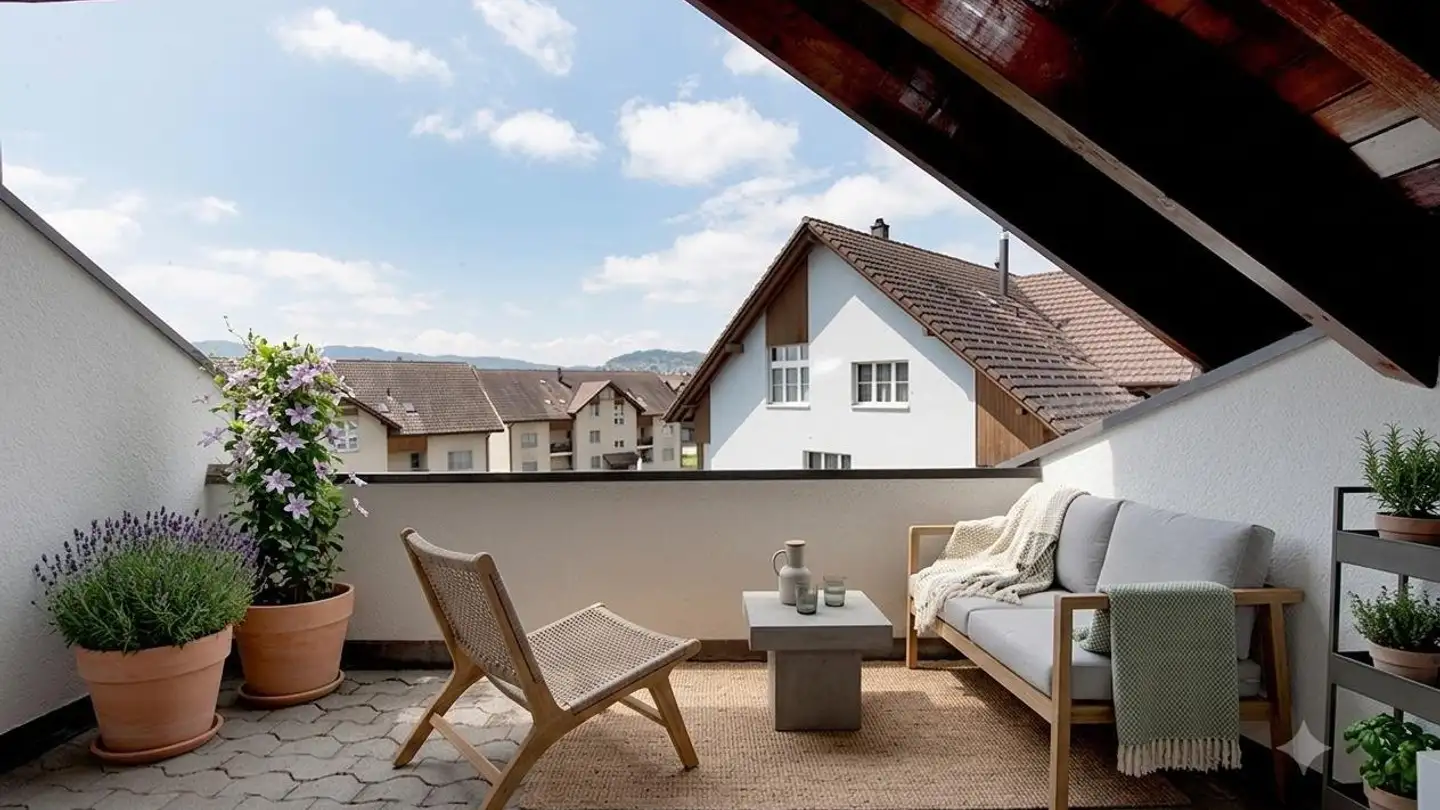 Attic flat for rent - Sandackerstrasse 9, 9245 Oberbüren - Photo 3