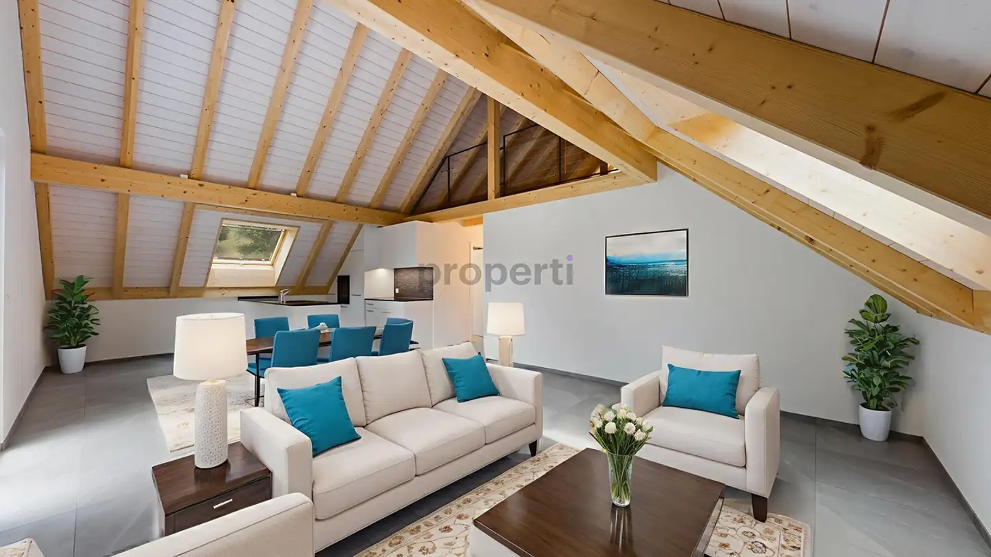 Dachgeschosswohnung mieten - 3271 Radelfingen b. Aarberg