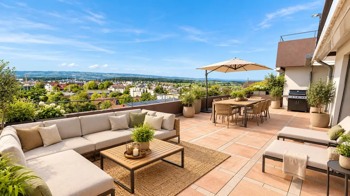 Appartement en terrasse à louer - Mühlebergstrasse 77, 8910 Affoltern am Albis