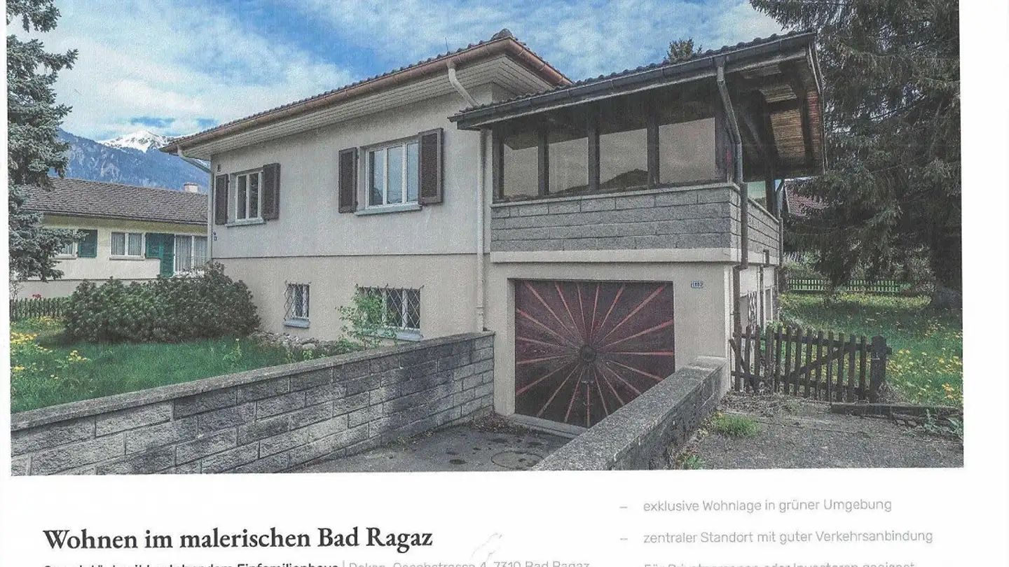 Einfamilienhaus mieten - Dekan-Oesch-Strasse 4, 7310 Bad Ragaz
