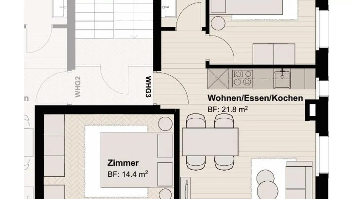 Appartement à louer - Poststrasse 22, 8805 Richterswil - Photo 4