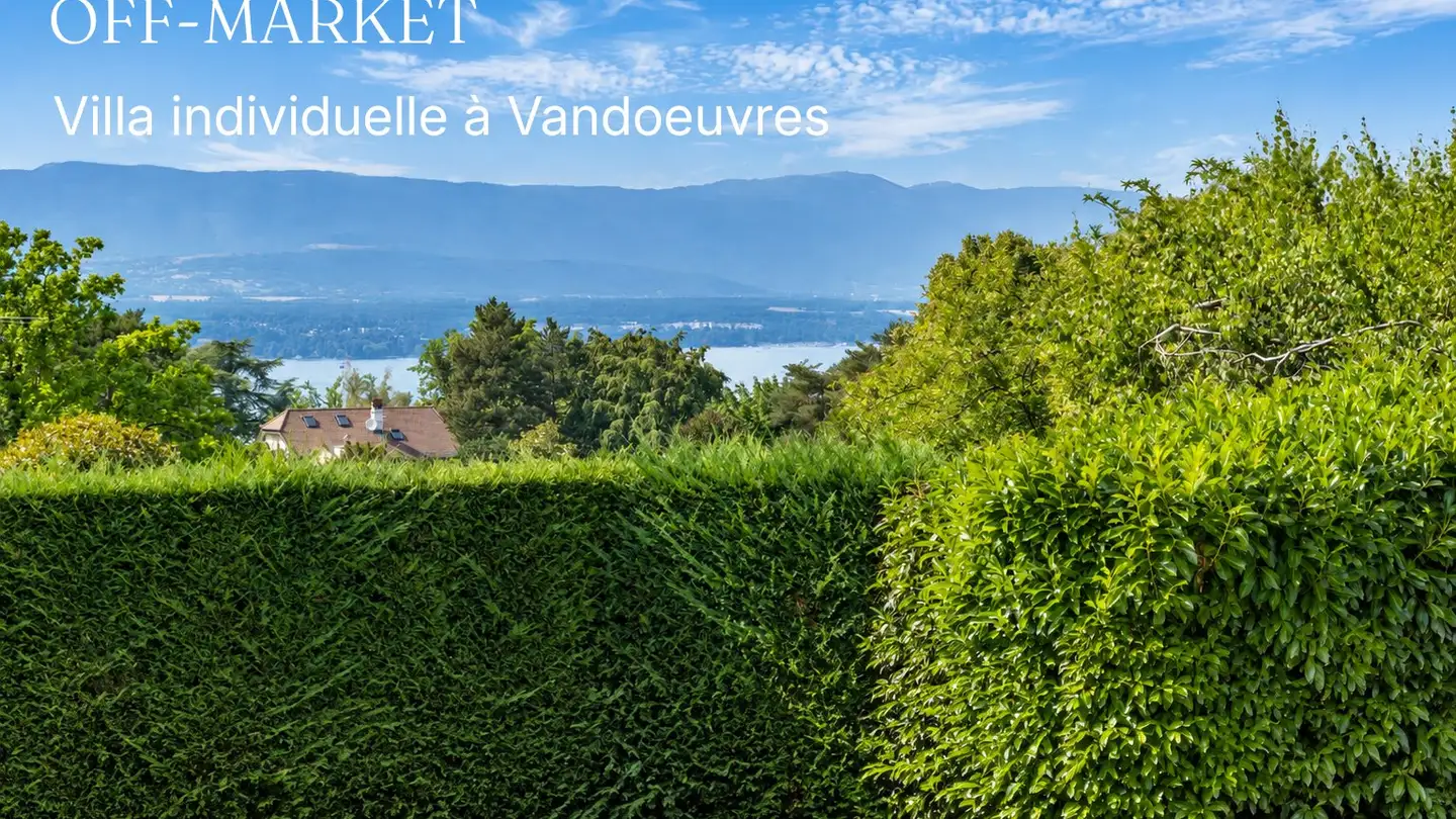 Single house for sale - 1253 Vandoeuvres
