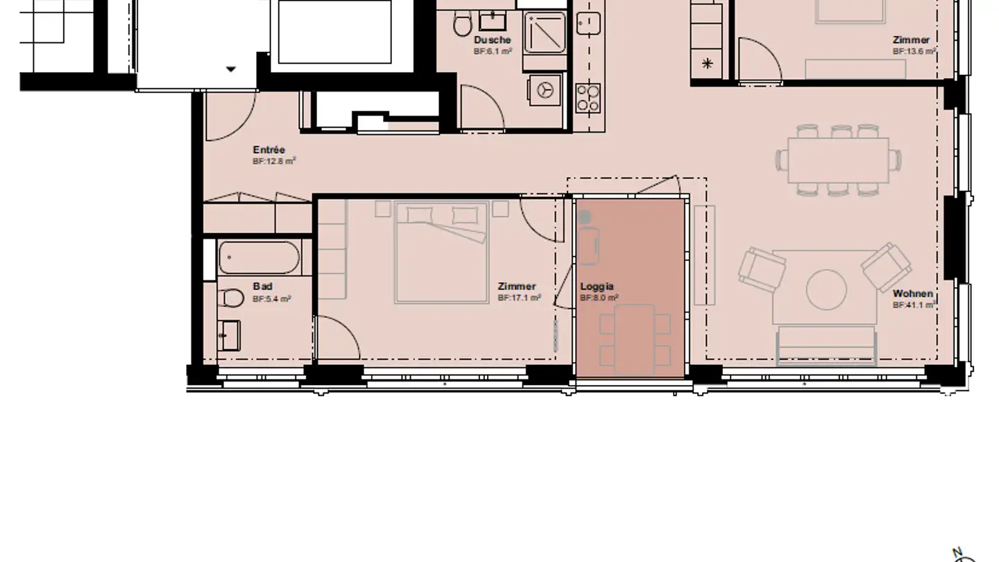 Apartment for rent - Hohlstrasse 440, 8048 Zürich - Photo 2