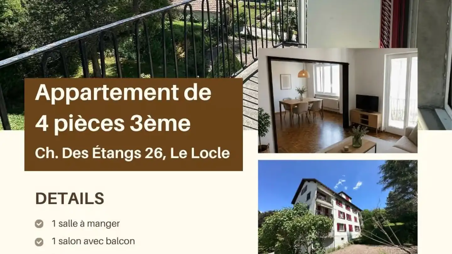 Appartement à louer - Le Prévoux, 2400 Le Prévoux