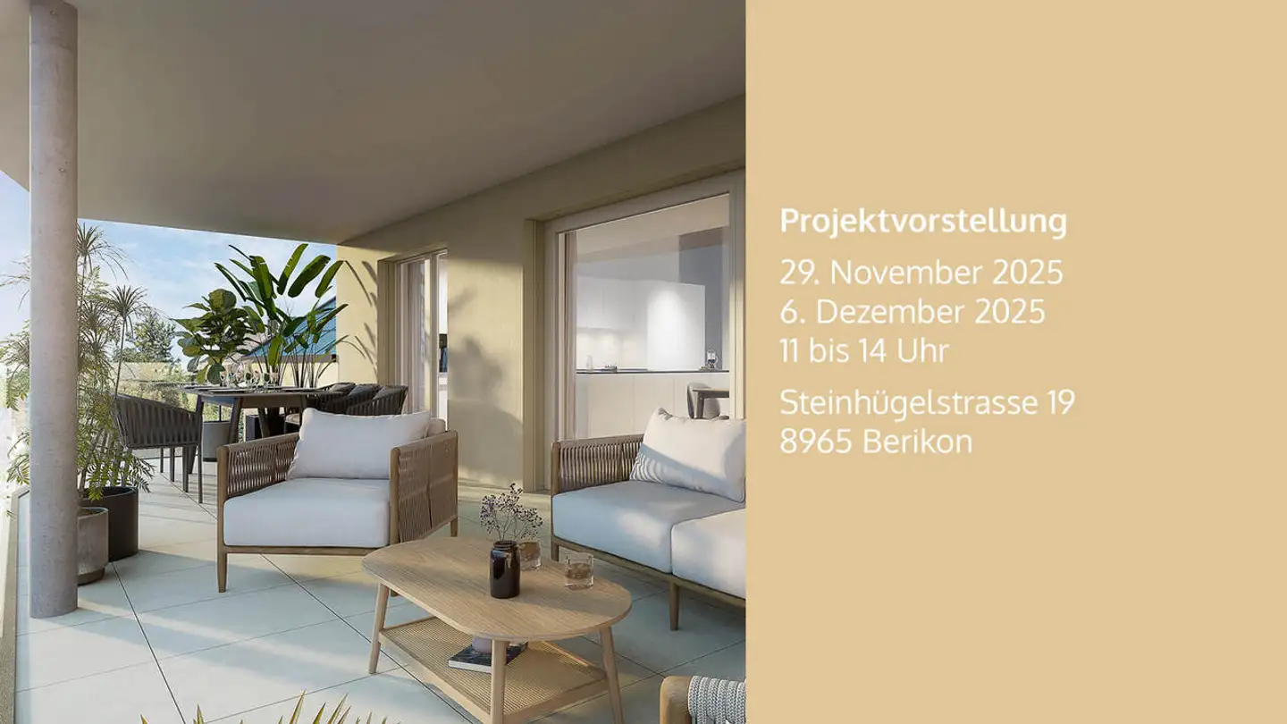Appartement à vendre - Steinhügelstrasse 19, 8965 Berikon