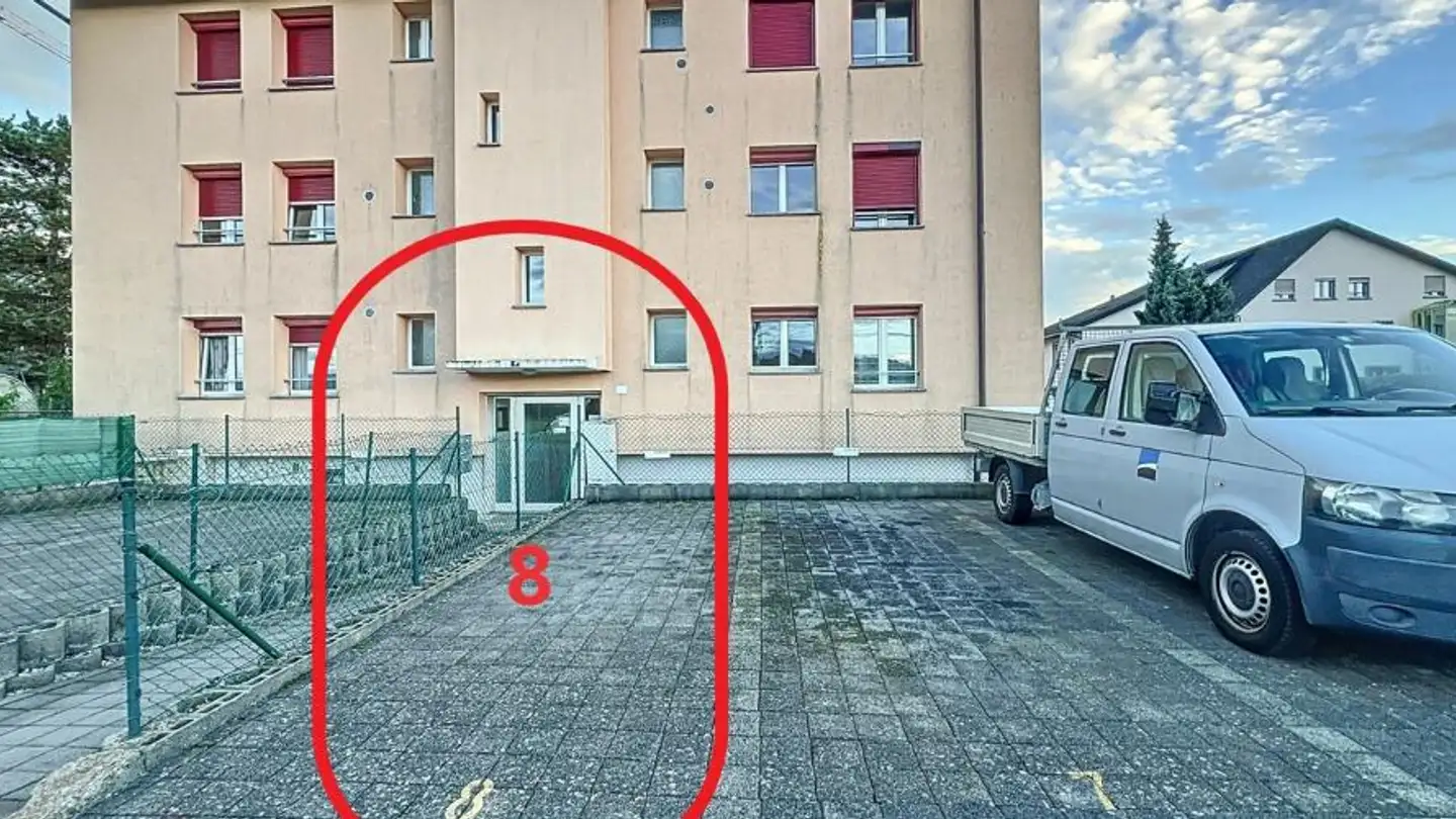 Outdoor parking space for rent - Chemin Du Stand 4, 1782 Belfaux