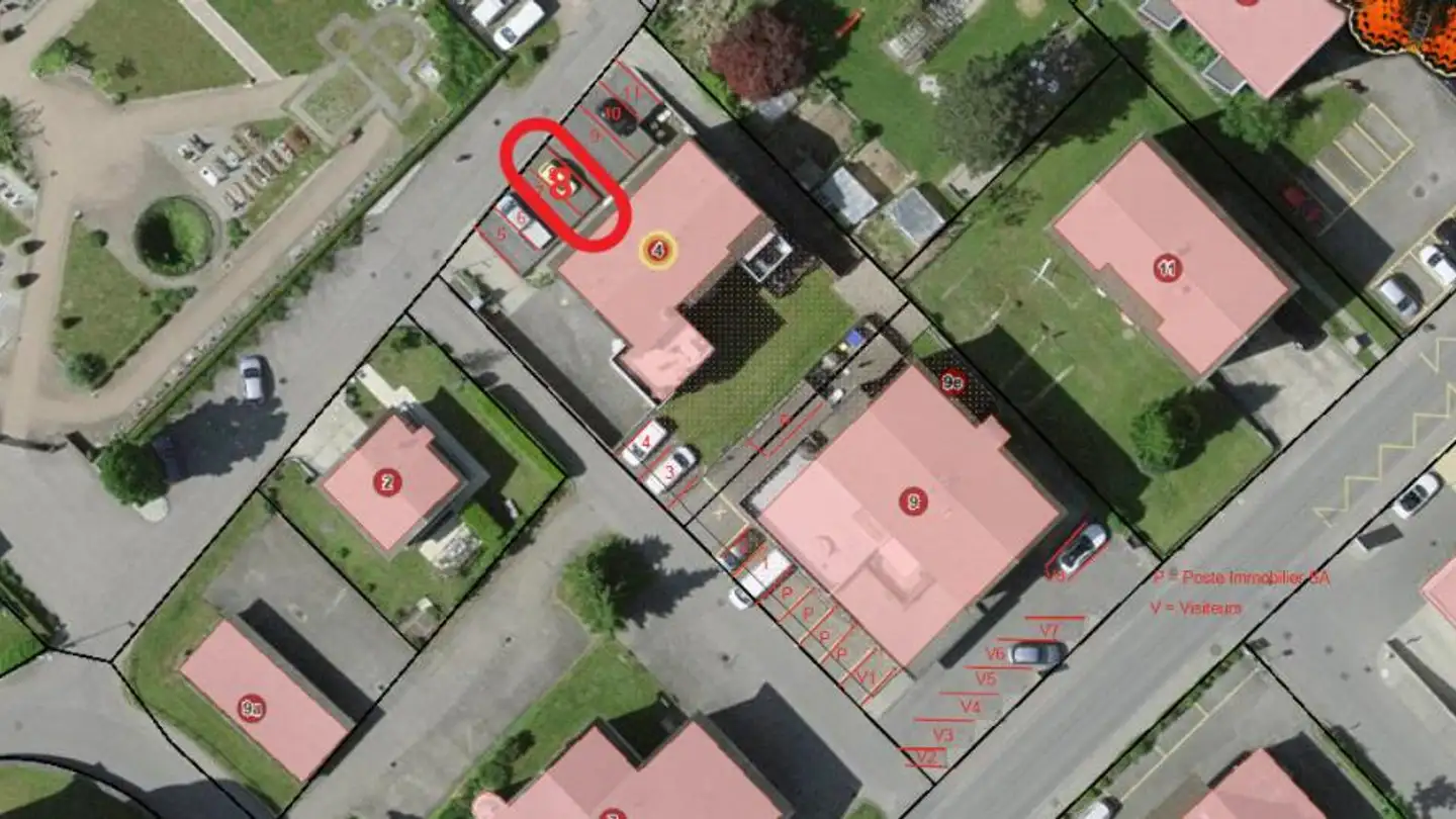 Outdoor parking space for rent - Chemin Du Stand 4, 1782 Belfaux - Photo 2
