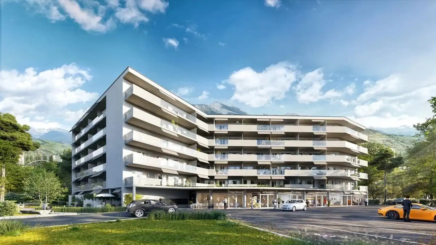 Outdoor parking space for rent - Rue De La Dixence 45, 1950 Sion
