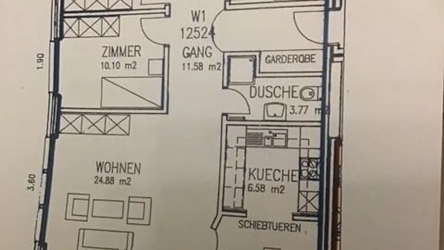 Apartment for rent - Badriebstrasse 1c, 7310 Bad Ragaz - Photo 4