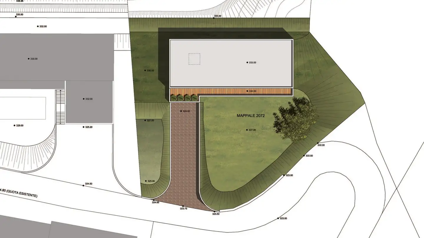 Constructible plot for sale - Via Fontanella, 6834 Morbio Inferiore