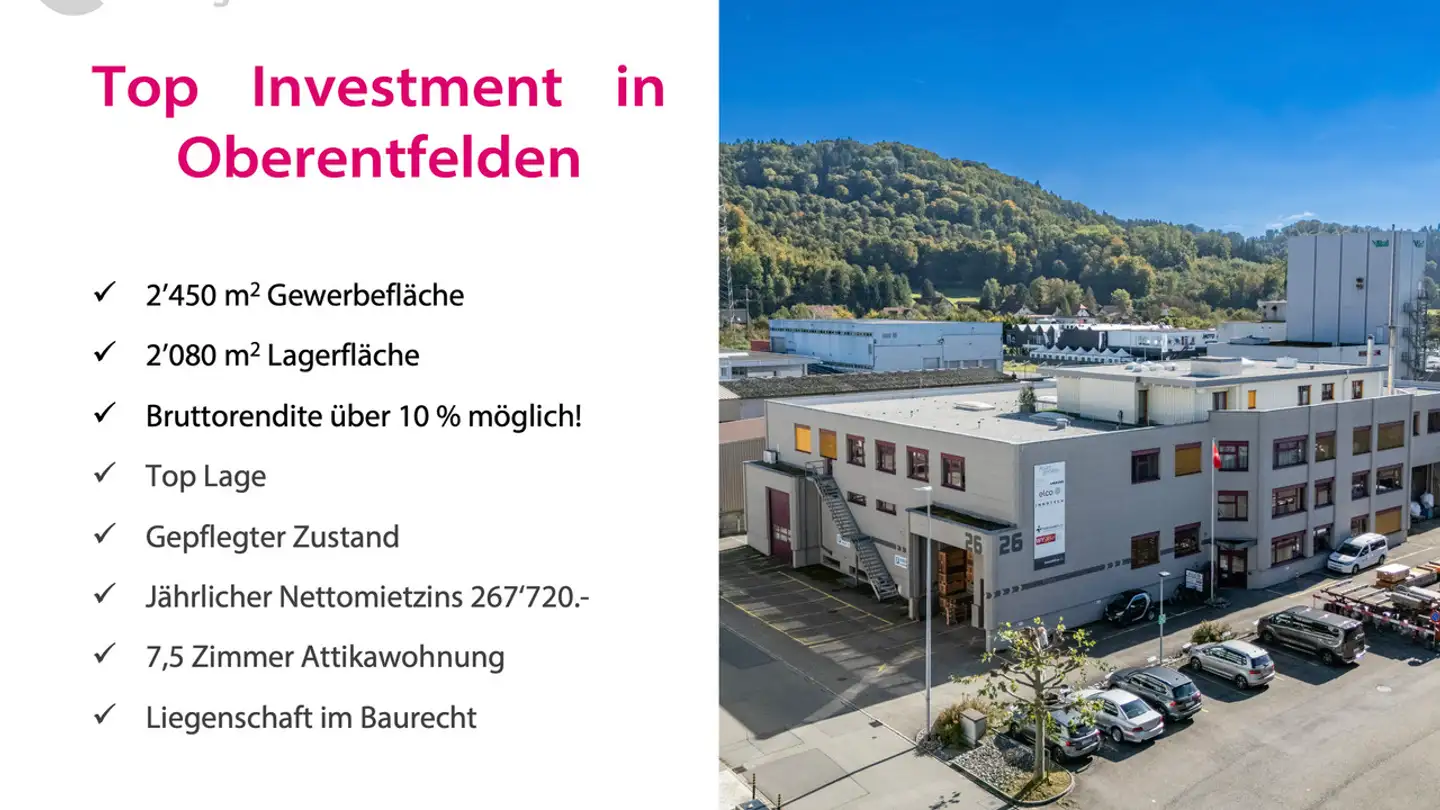 Commercial for sale - 5036 Oberentfelden