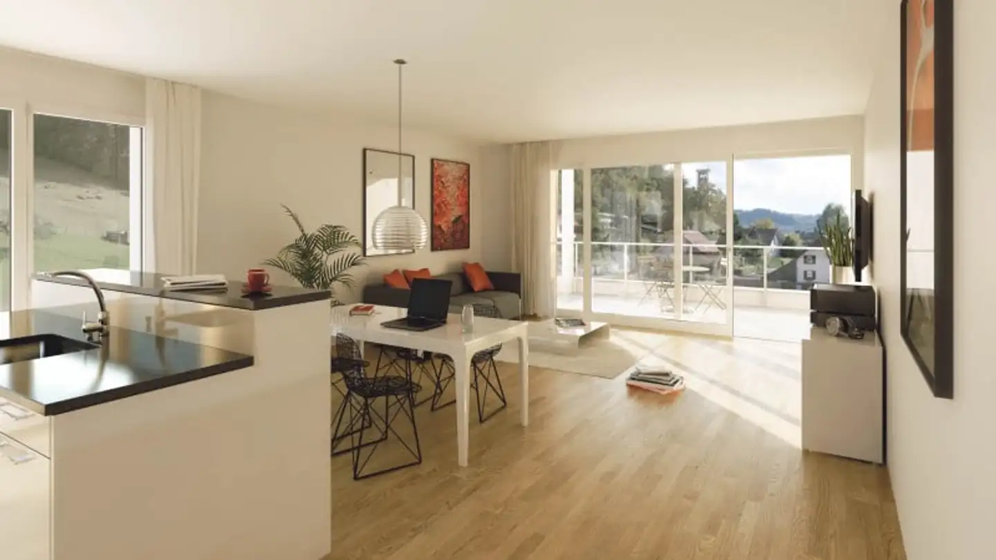 Wohnung mieten - Hauptstrasse 35b, 5037 Muhen - Foto 2