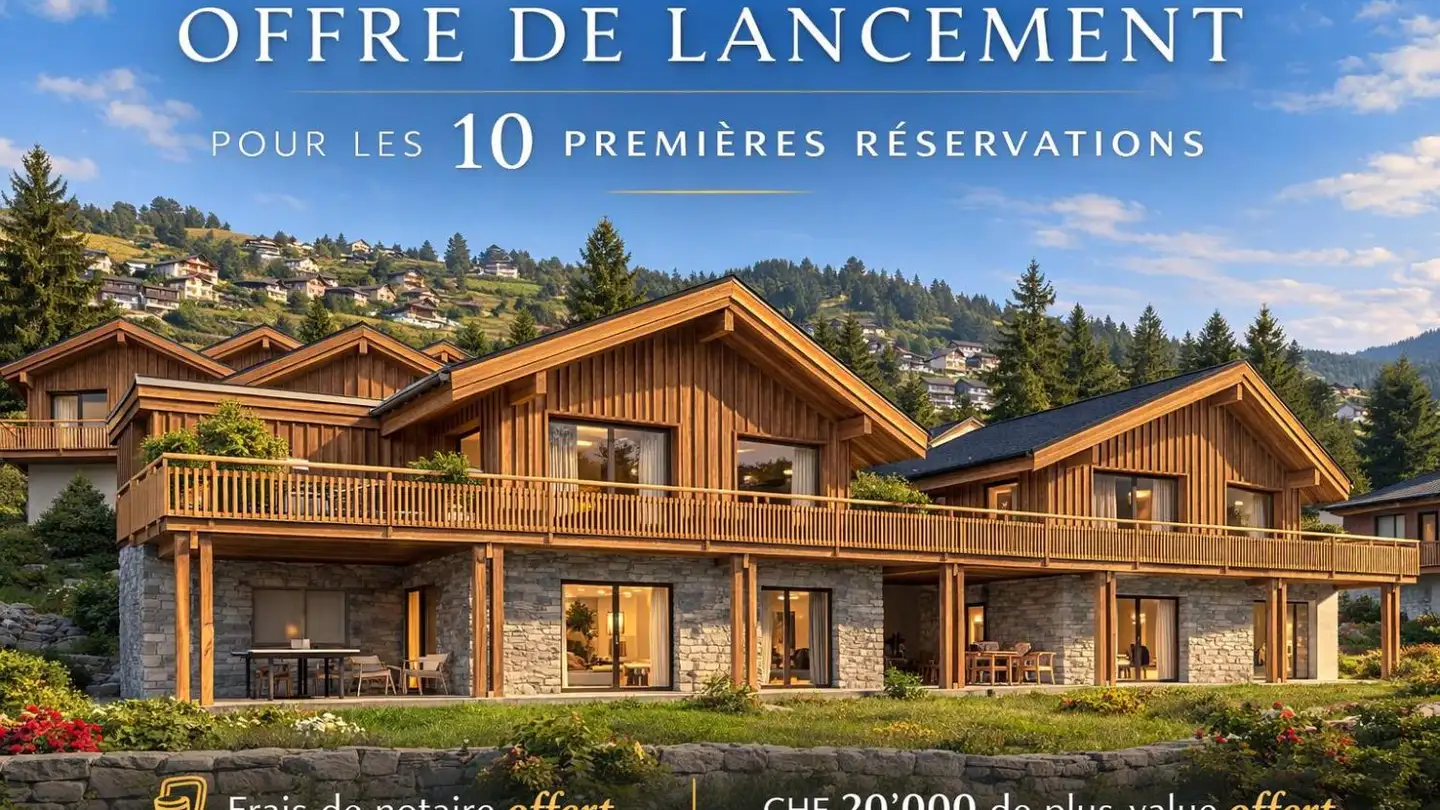 Chalet à vendre - 3974 Mollens VS