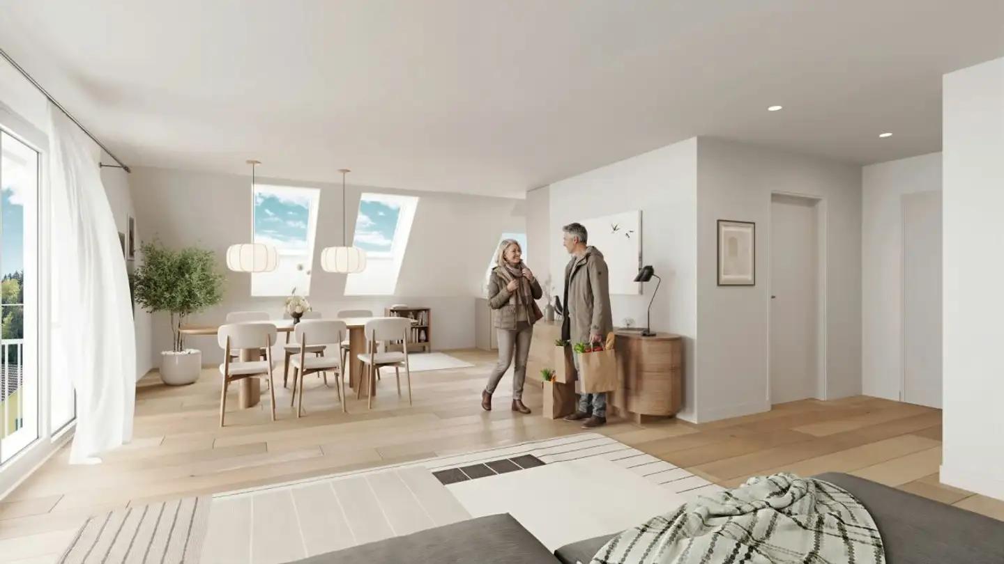 Dachgeschosswohnung kaufen - Lindenstrasse 8, 8483 Kollbrunn - Foto 2