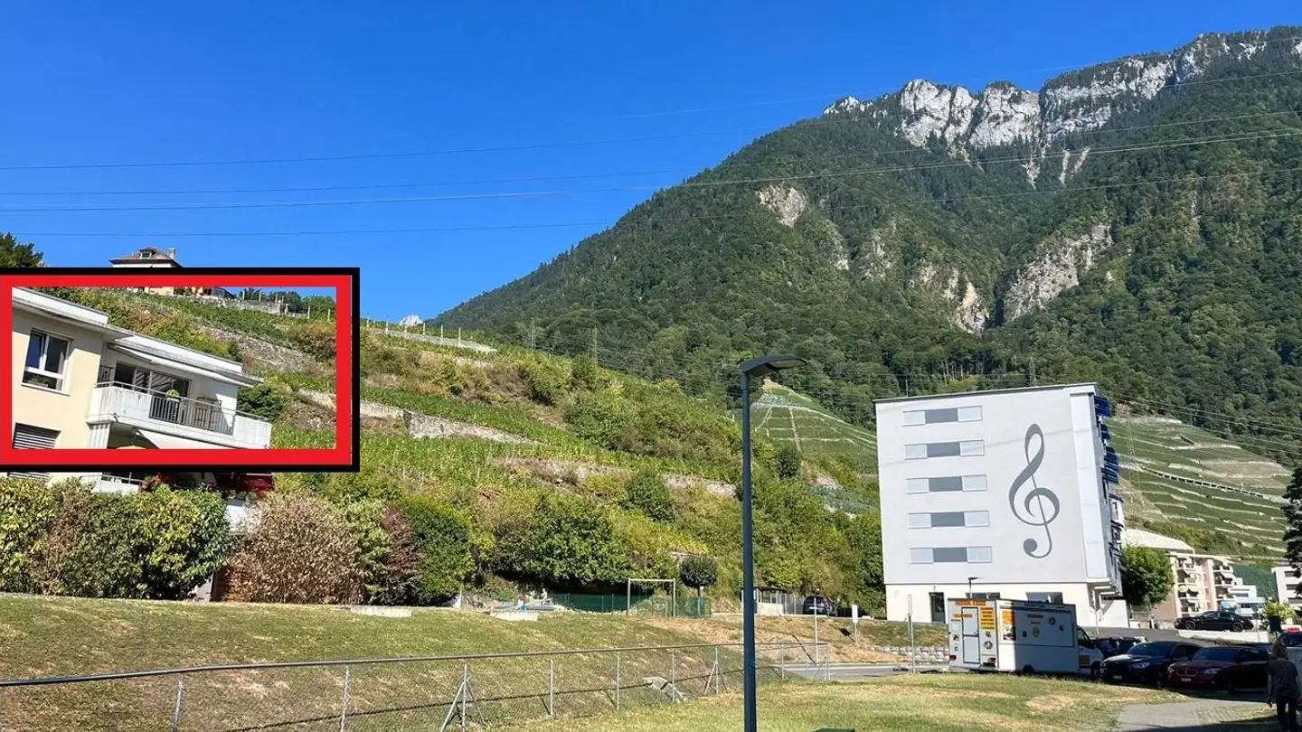 Appartement à louer - Route Sous Le Scex 9, 1844 Villeneuve VD