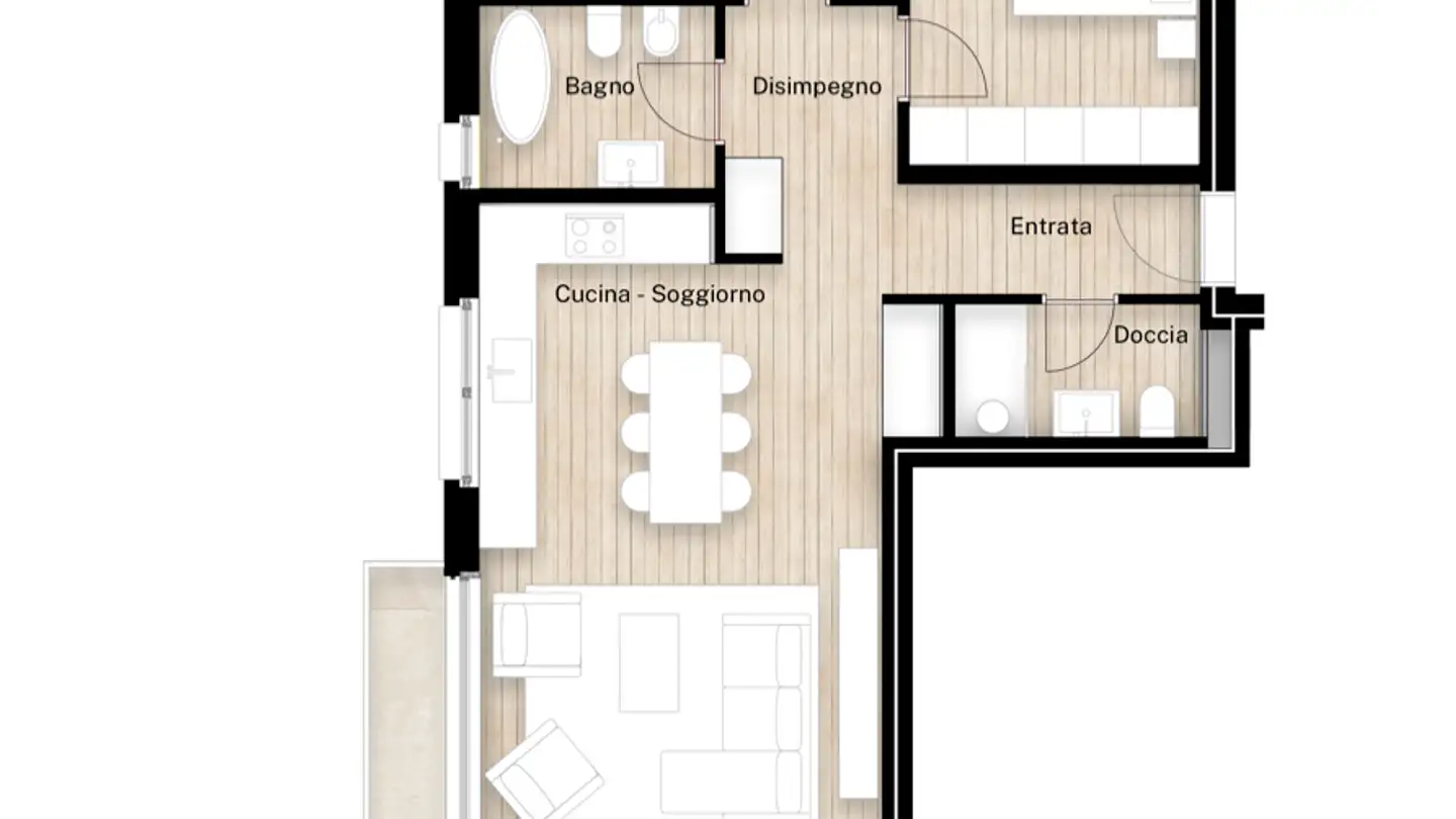 Wohnung kaufen - Via Cadepiano 8, 6926 Montagnola