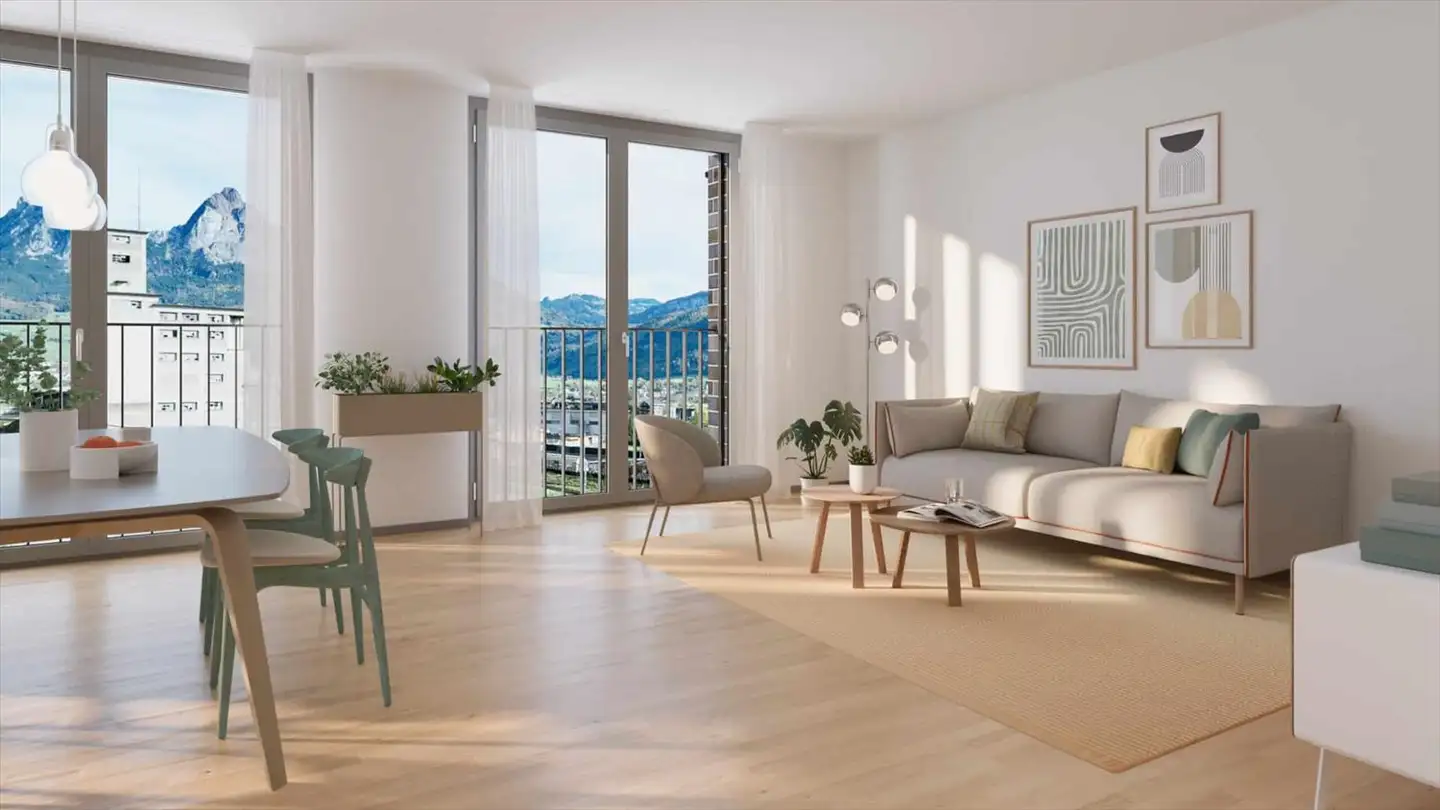 Wohnung mieten - Rosalia-Allee 1, 6440 Brunnen - Foto 2