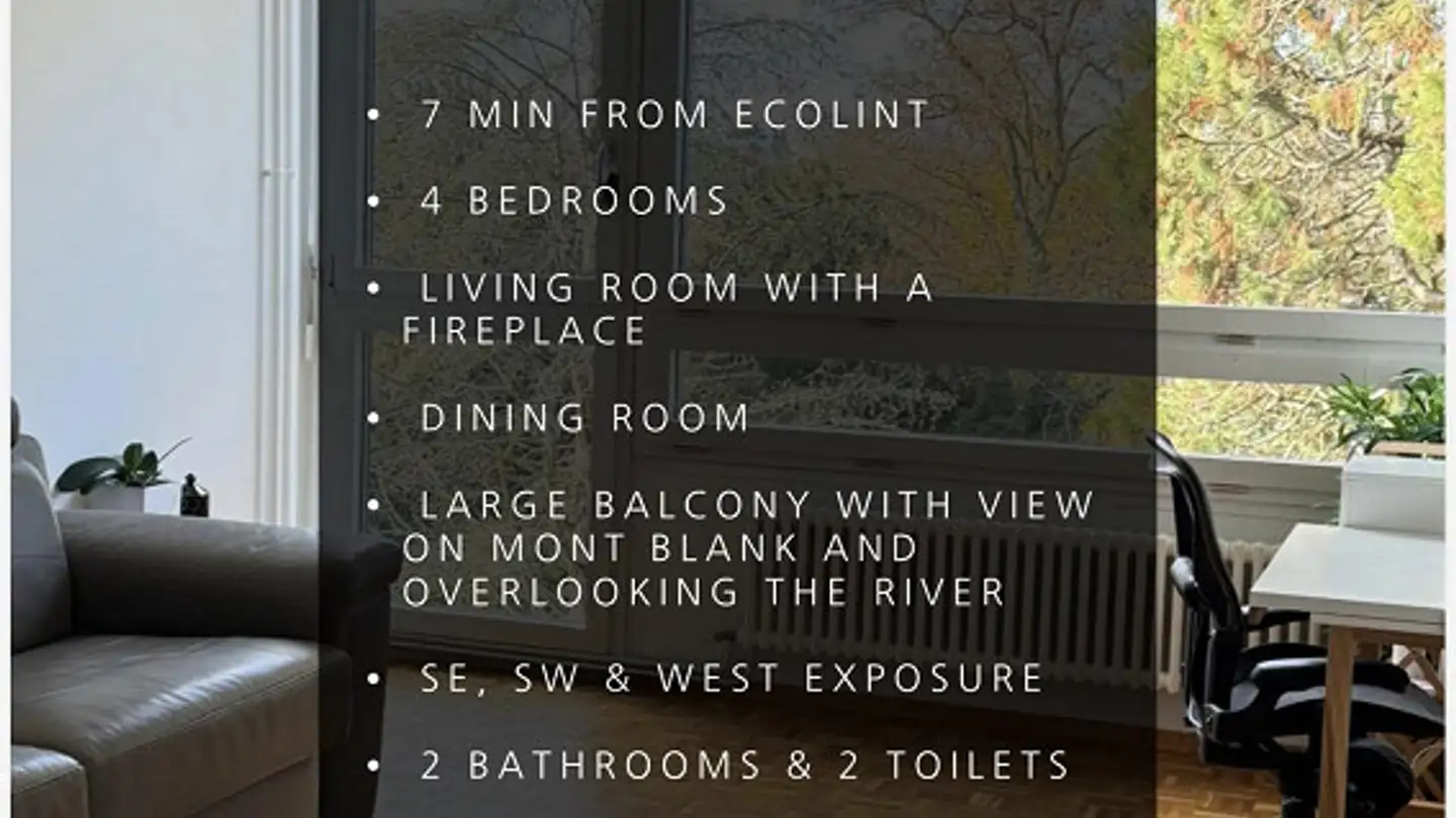 Appartamento in affitto - Chemin De-La-Montagne 100, 1224 Chêne-Bougeries - Foto 2