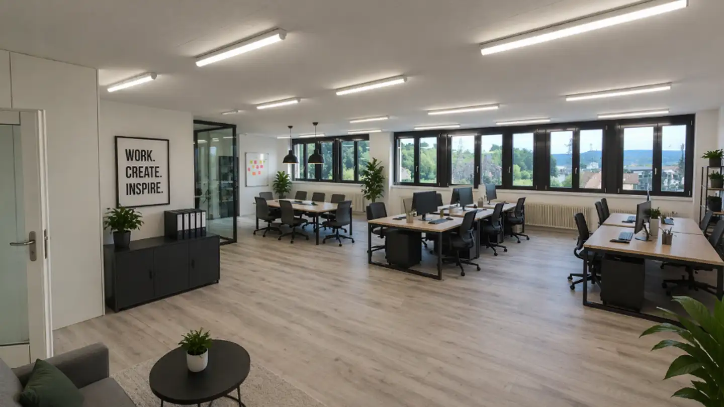 Bürofläche mieten - Unterdorfstrasse 4, 5212 Hausen AG