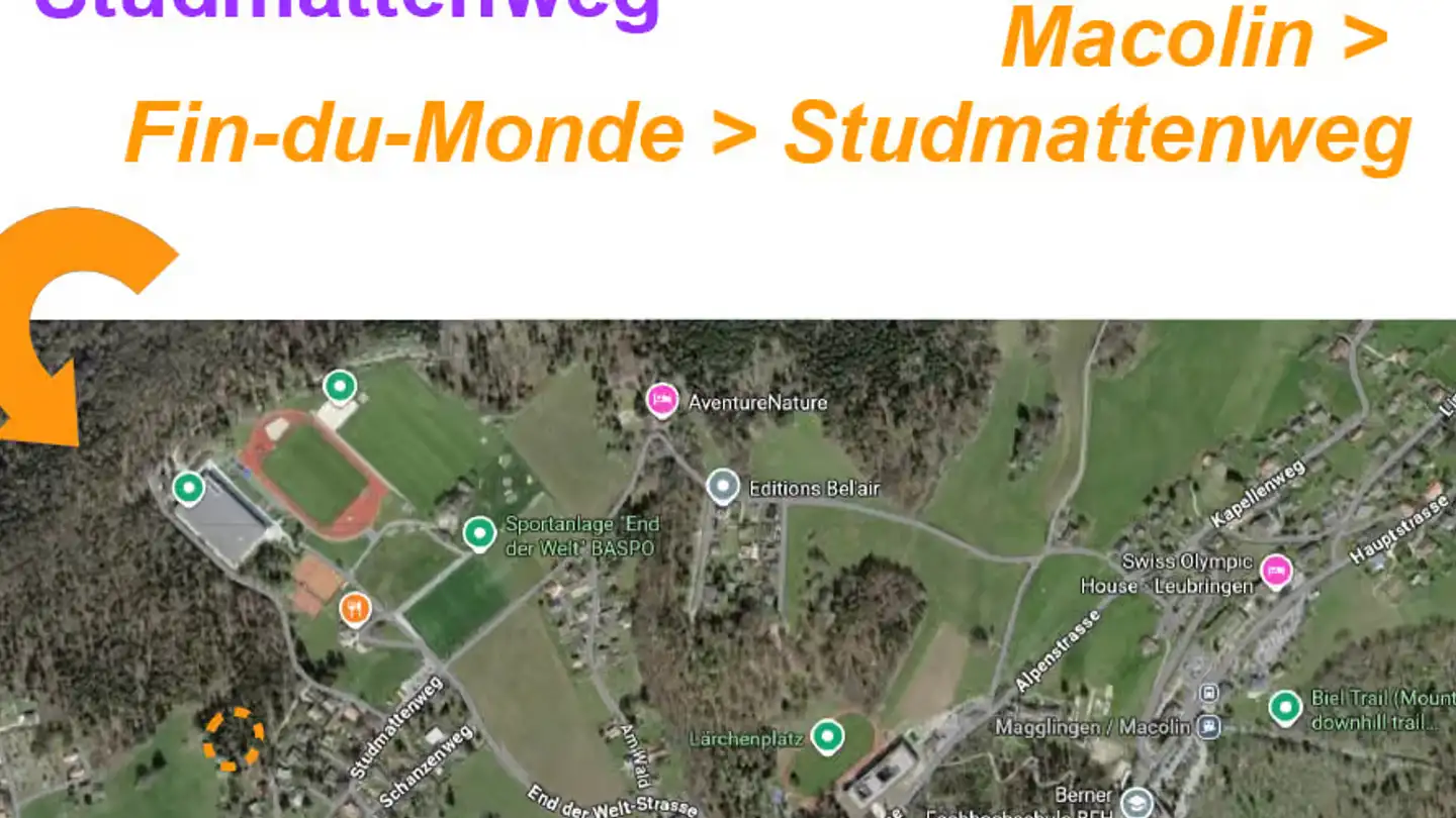 Terrain constructible à vendre - Studmattenweg 30, 2532 Magglingen/Macolin