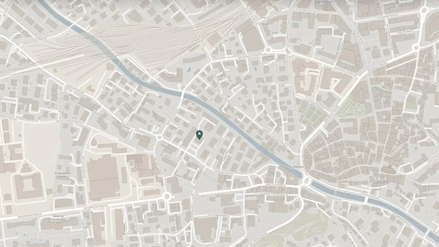 Place de parking souterraine à louer - Sägenstrasse 74, 7000 Chur