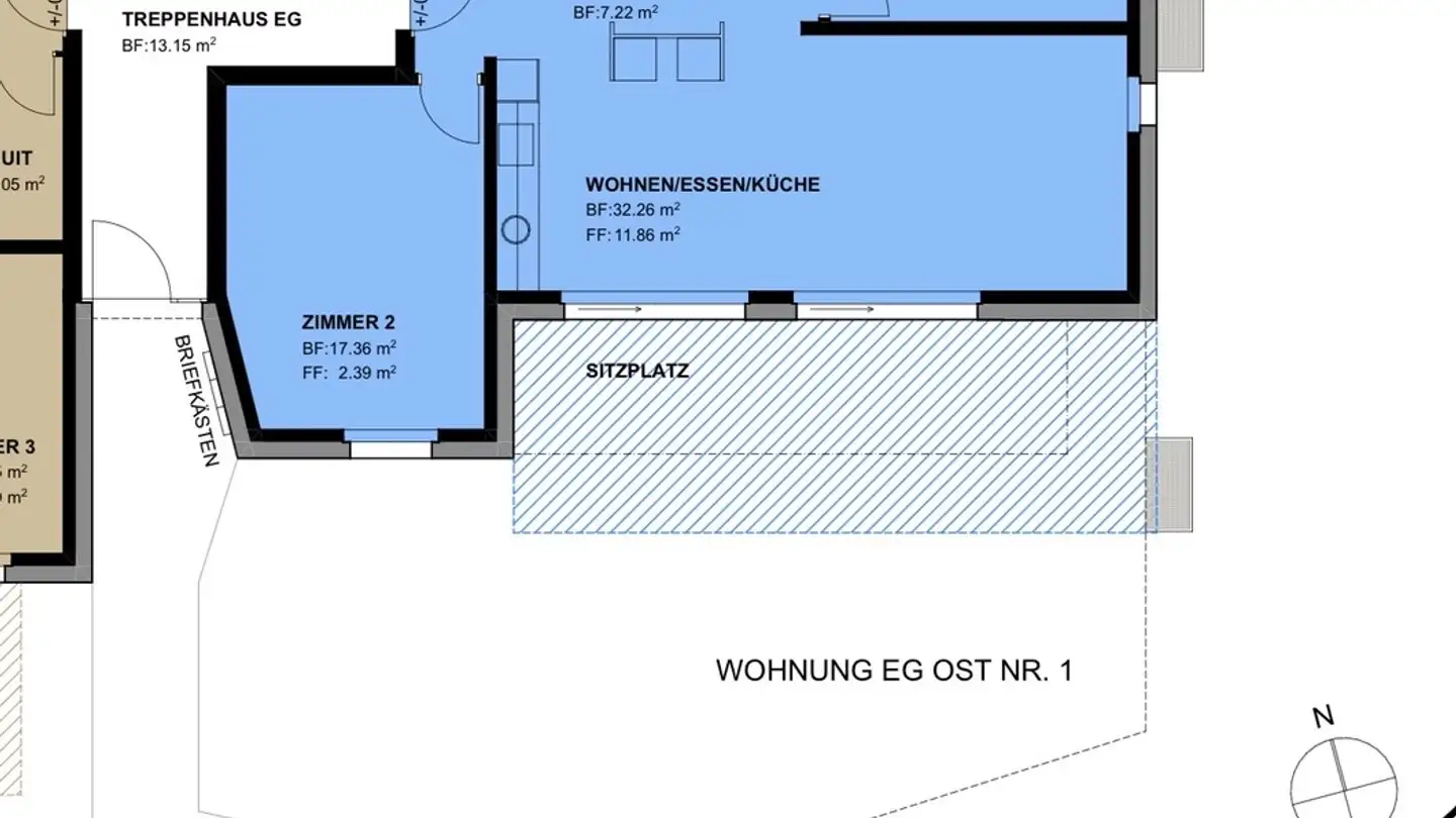 Appartement à louer - Thurhaldenstrasse 1, 8451 Kleinandelfingen - Photo 3