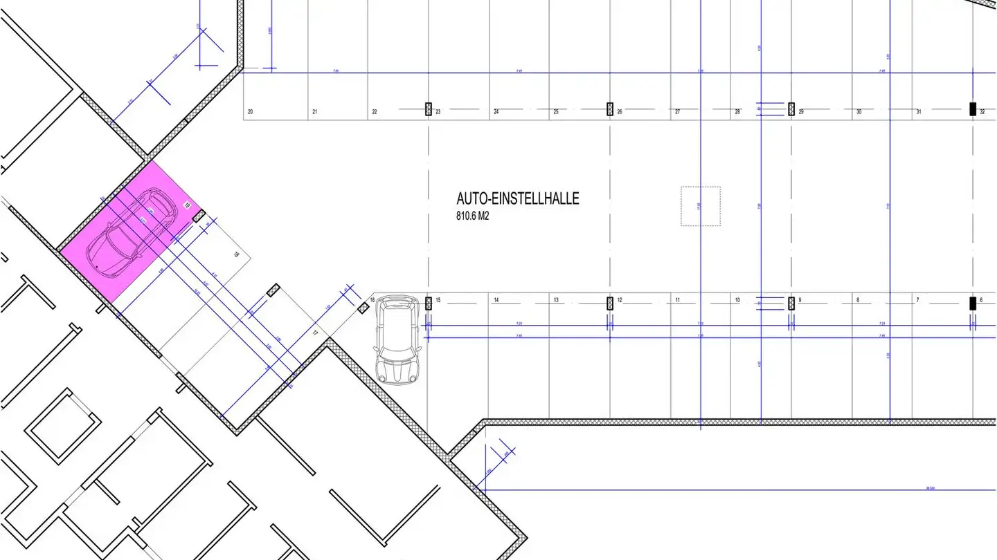Tiefgaragenstellplatz mieten - Kirchmattstrasse 28, 3422 Kirchberg BE