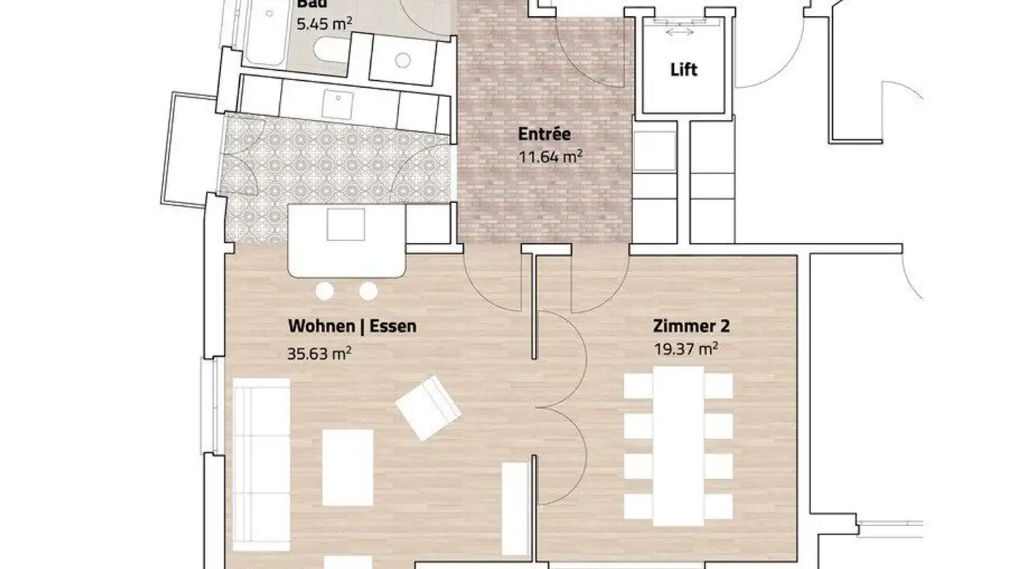 Wohnung mieten - Seestrasse 354, 8038 Zürich - Foto 2