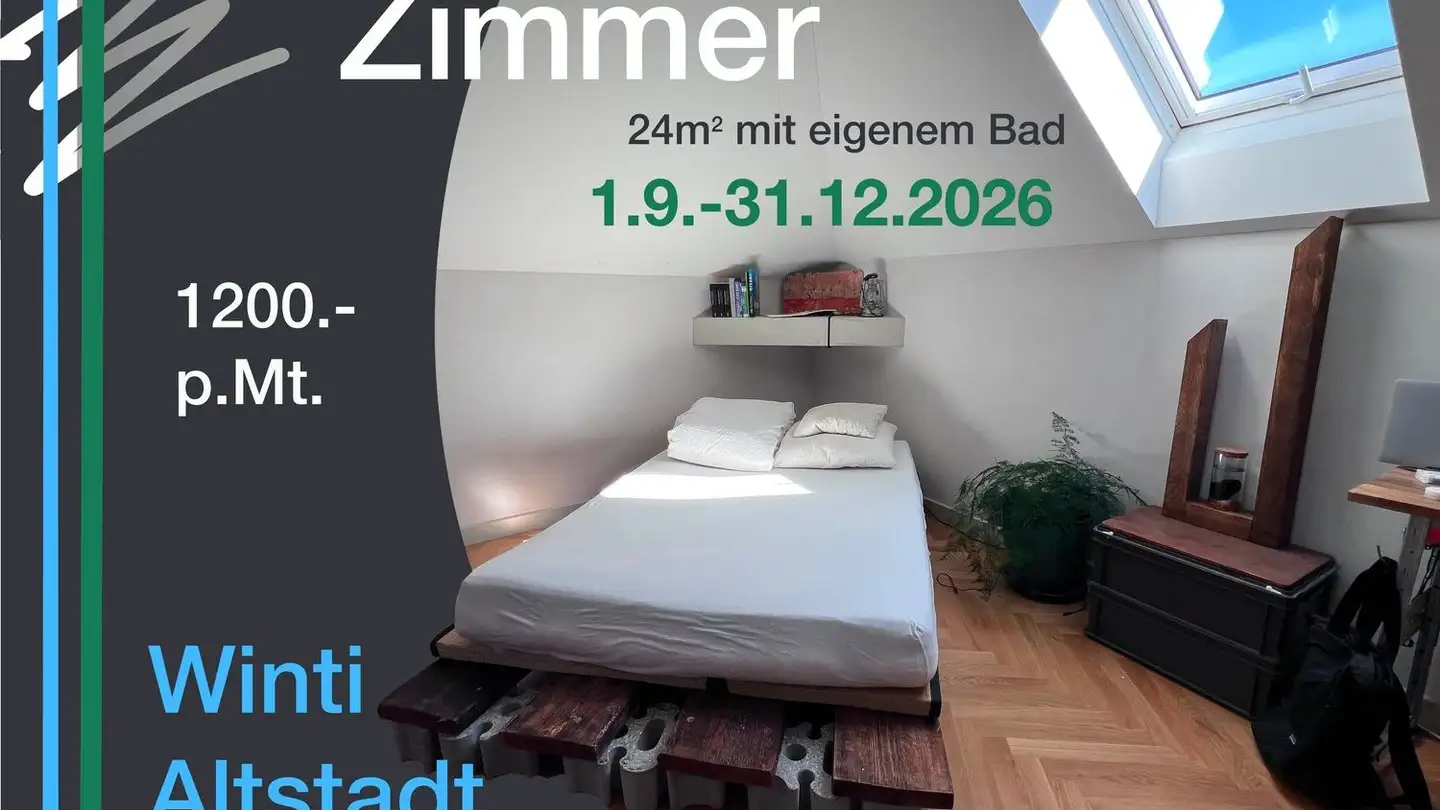 Chambre à louer - Steinberggasse 52, 8400 Winterthur