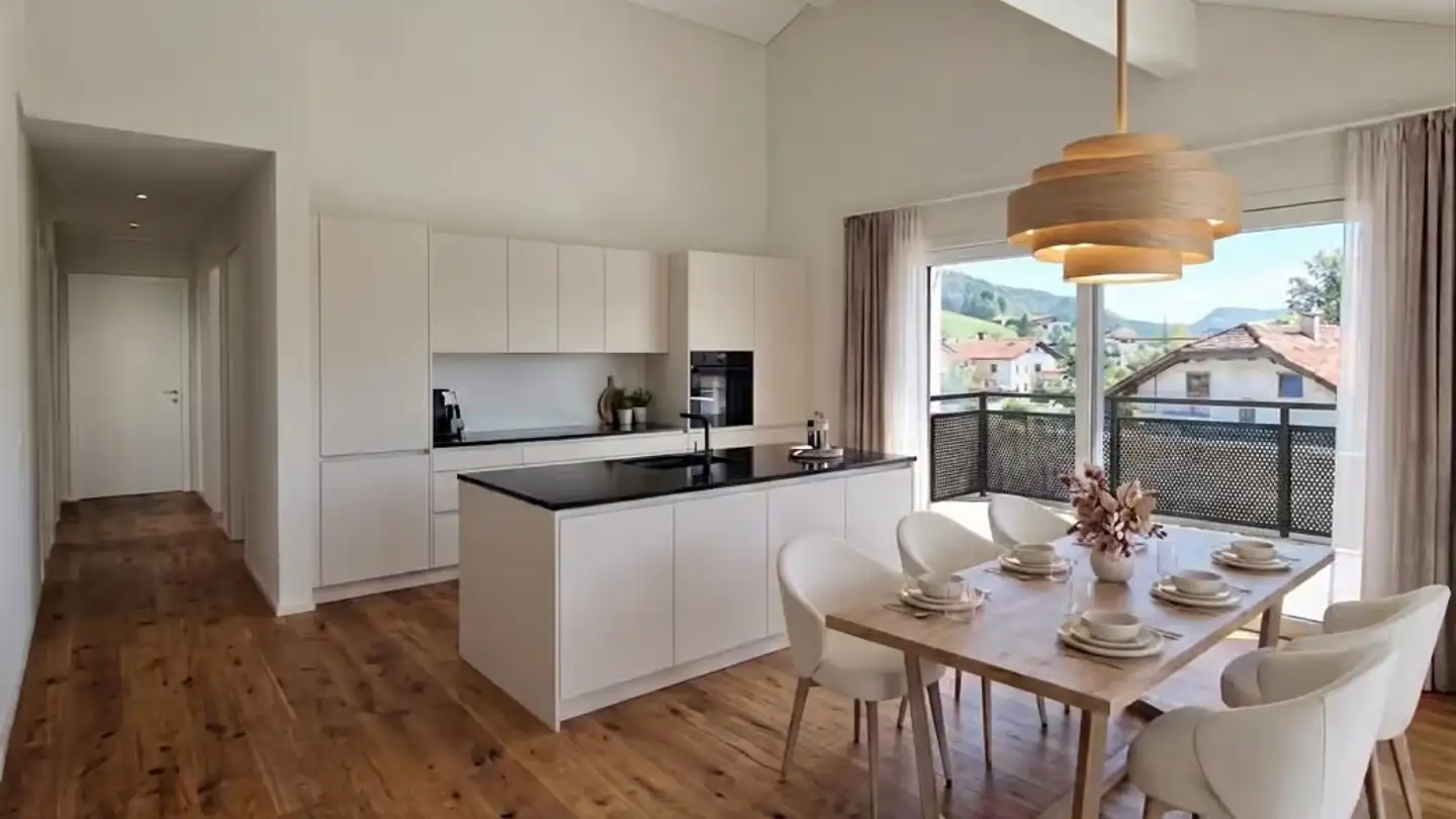 Attic flat for rent - Aescherstrasse 19, 6295 Mosen