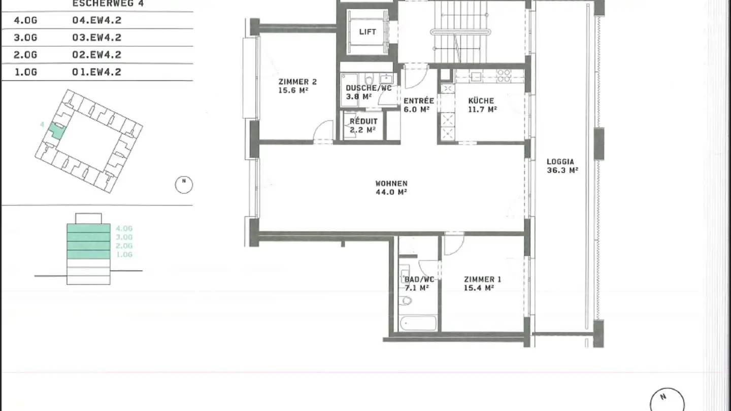 Wohnung mieten - 8304 Wallisellen - Foto 4