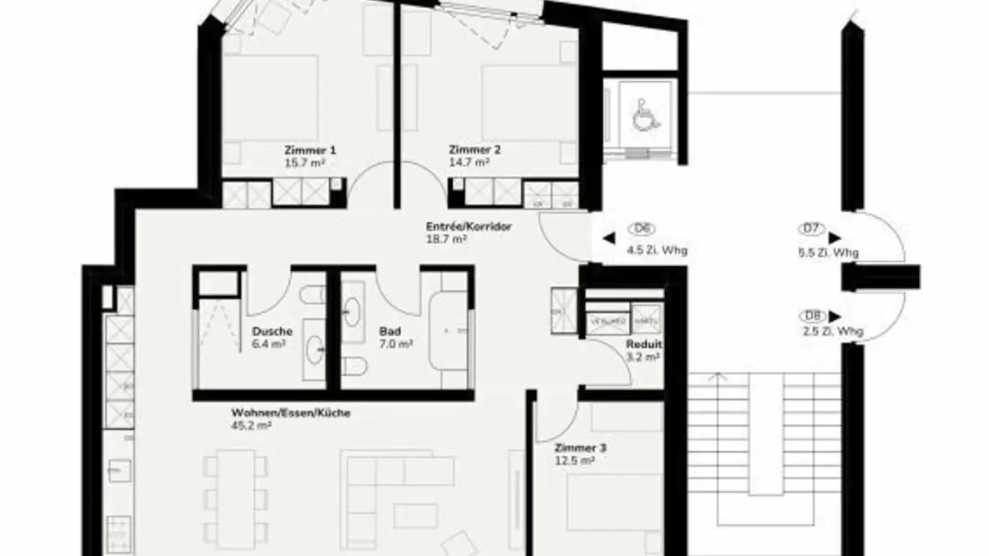 Wohnung mieten - Lupinenweg 8, 8049 Zürich