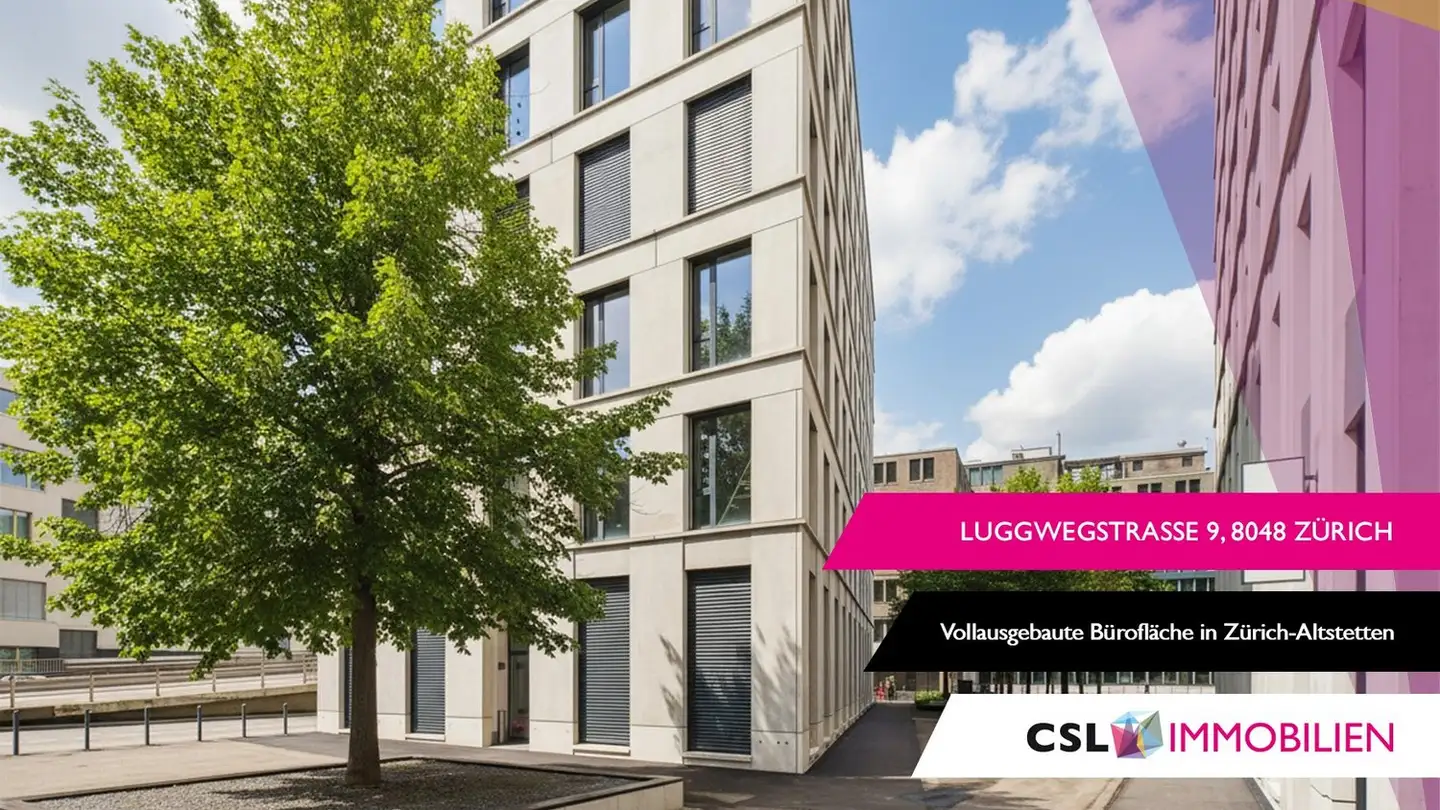 Office space for rent - Luggwegstrasse 9, 8048 Zürich