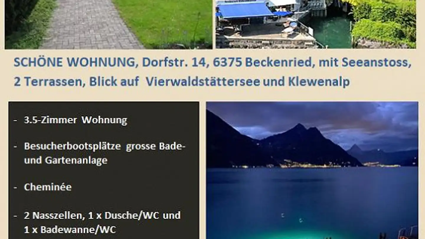 Appartamento in affitto - Dorfstrasse 14, 6375 Beckenried