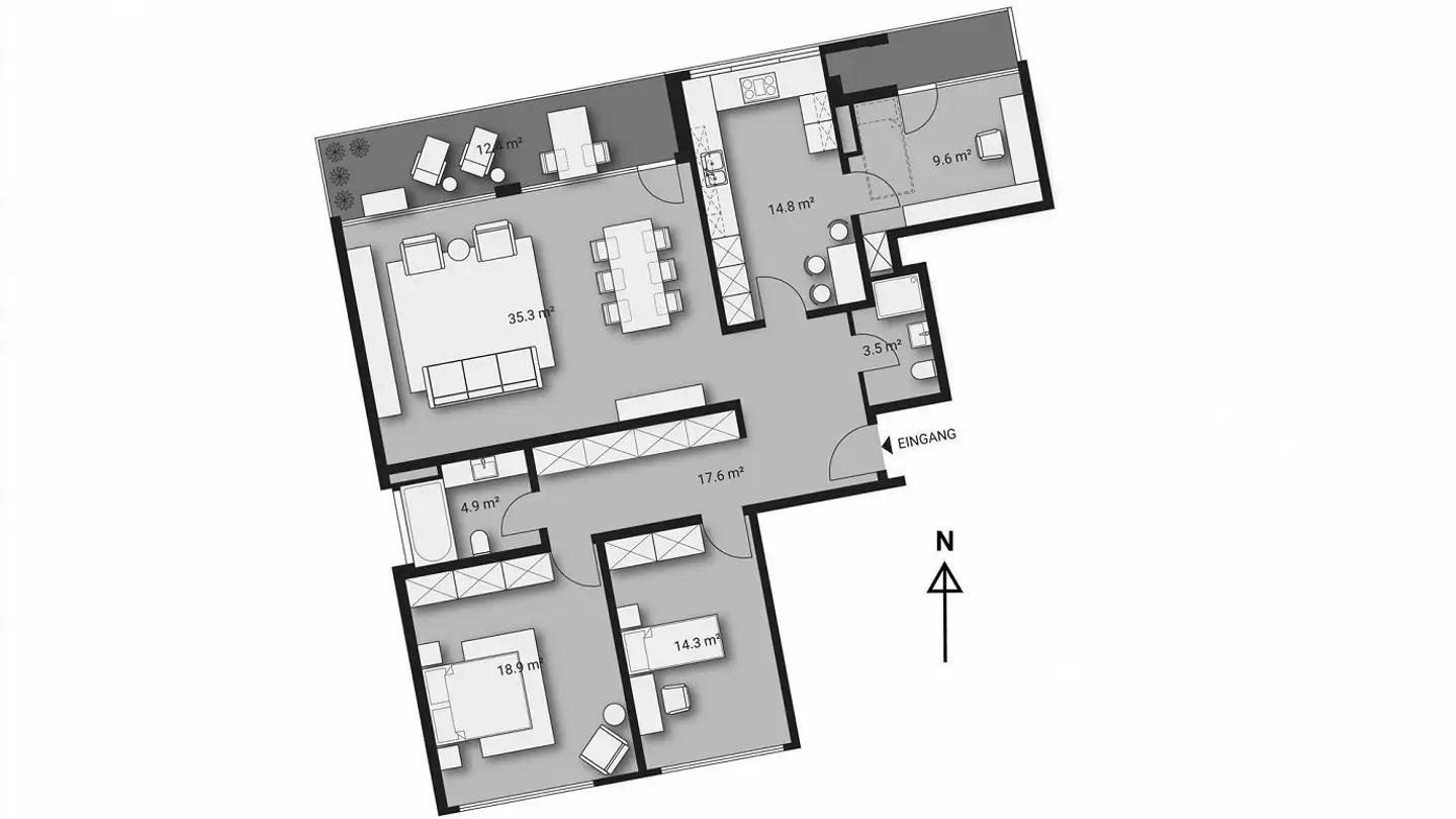 Apartment for rent - Wiesentalstrasse 81, 7000 Chur - Photo 2