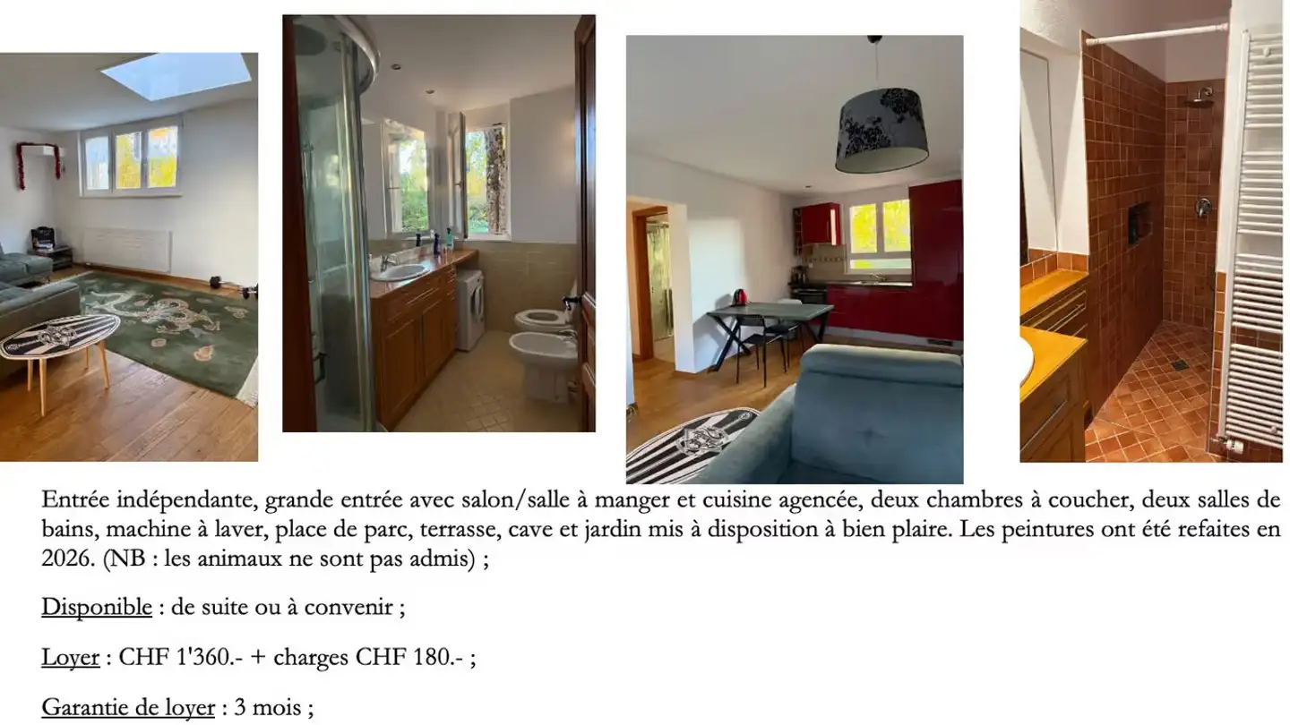 Apartment for rent - Grand-Rue 22, 1338 Ballaigues