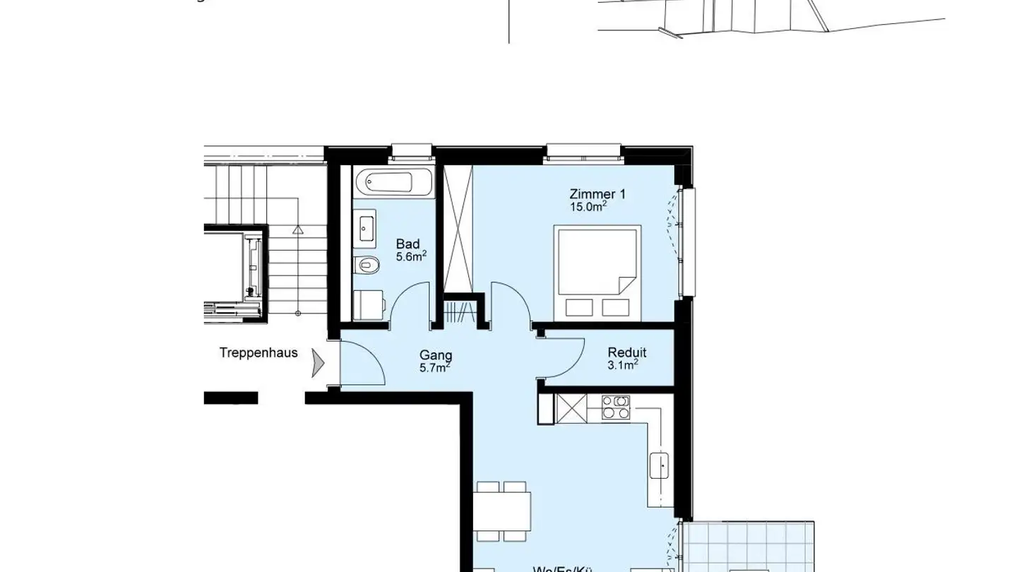 Appartement à louer - Hasenbühlstrasse 1, 8910 Affoltern am Albis - Photo 2
