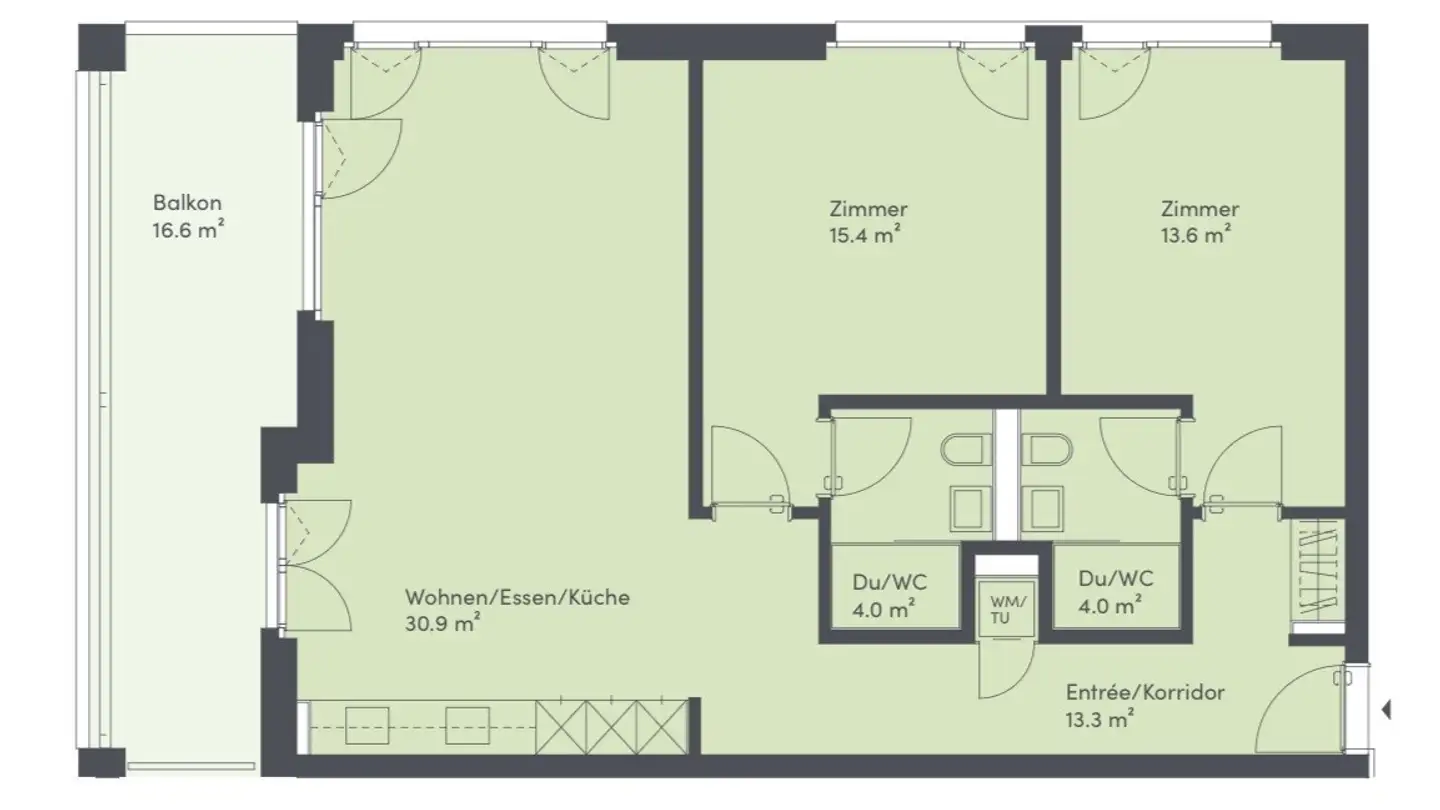 Apartment for rent - Ackerstrasse 5, 8302 Kloten - Photo 3