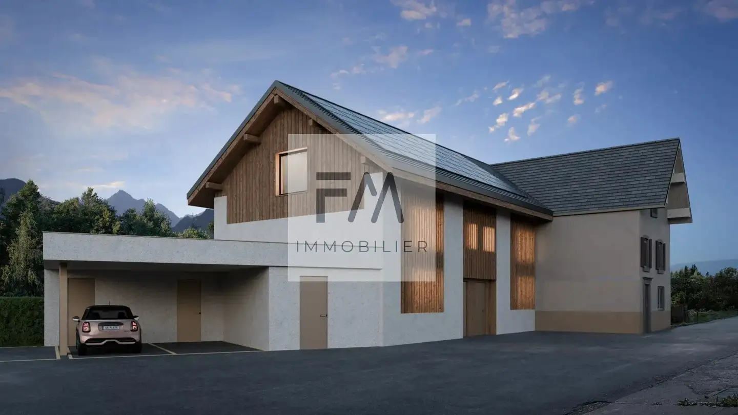 Semi-detached house for sale - Route du Clos de l'Abbe 8, 1846 Chessel - Photo 2