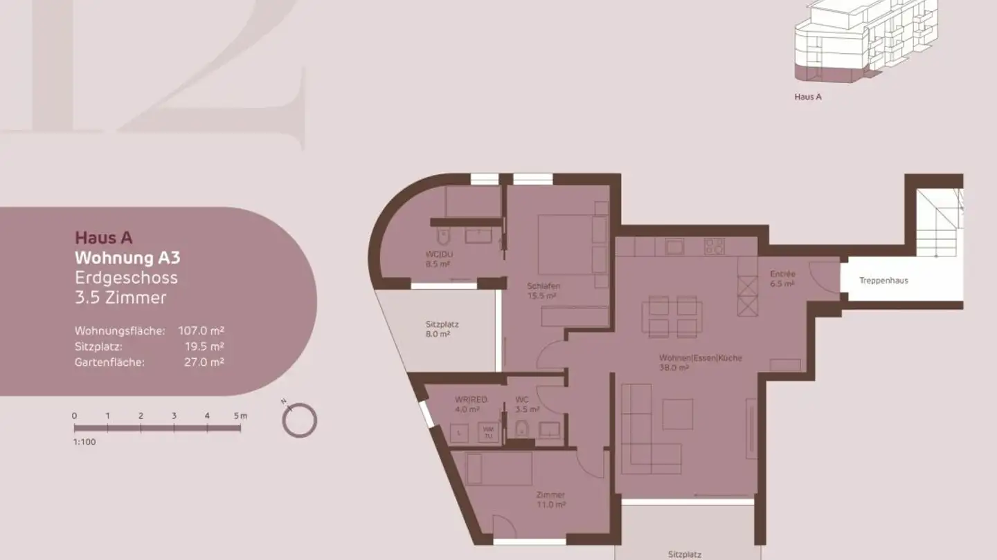 Appartamento in vendita - Landstrasse 15, 5417 Untersiggenthal - Foto 3