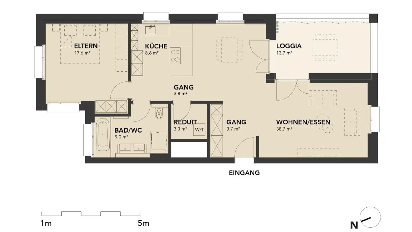 Wohnung mieten - 8142 Uitikon Waldegg - Foto 2
