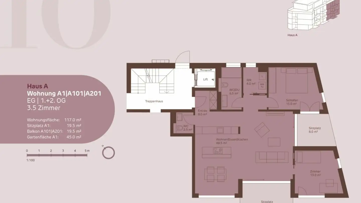 Appartamento in vendita - Landstrasse 15, 5417 Untersiggenthal - Foto 3