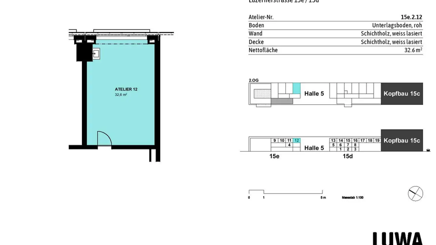 Commerciale in affitto - Luzernerstrasse 15d, 5630 Muri AG - Foto 3