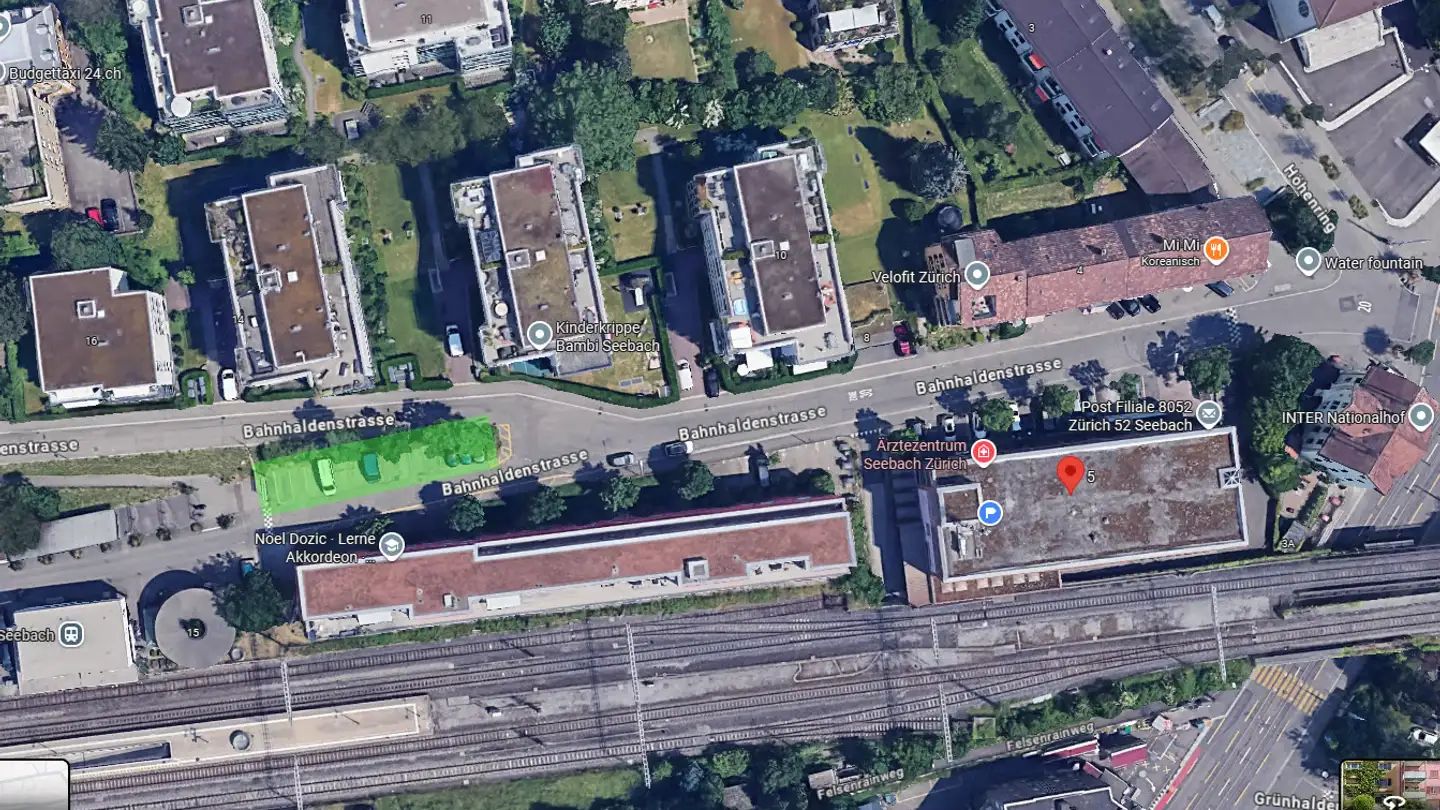 Outdoor parking space for rent - Bahnhaldenstrasse 7, 8052 Zürich