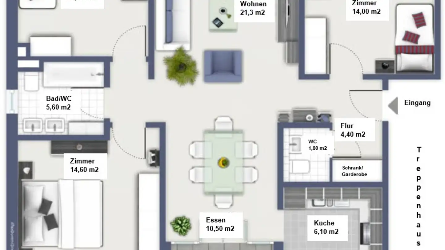 Wohnung mieten - Bahnhofstrasse 20a, 9214 Kradolf - Foto 2