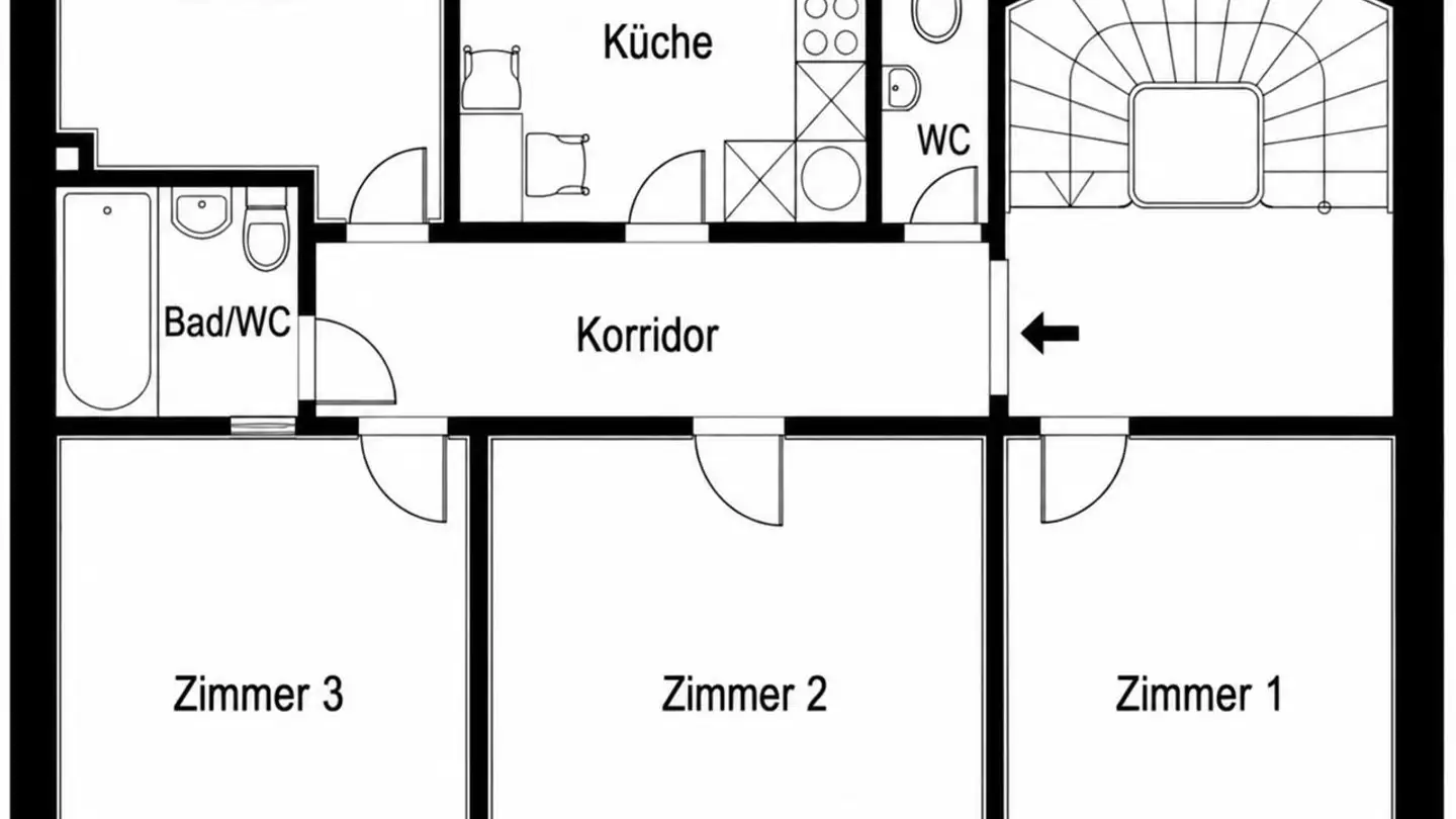 Single room for rent - Helvetiastrasse 33, 9000 St. Gallen - Photo 4