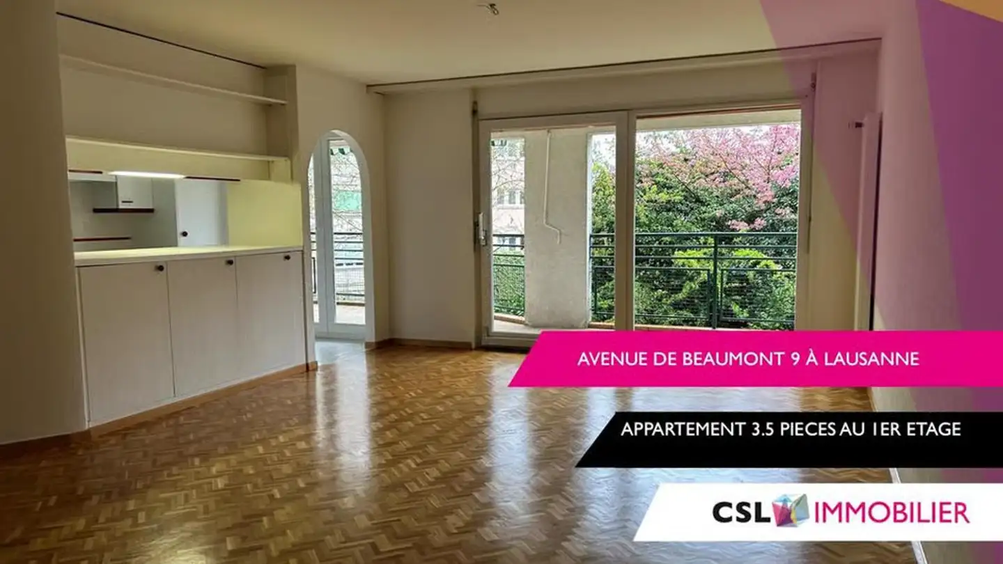 Appartement à louer - Avenue De Beaumont 9, 1012 Lausanne