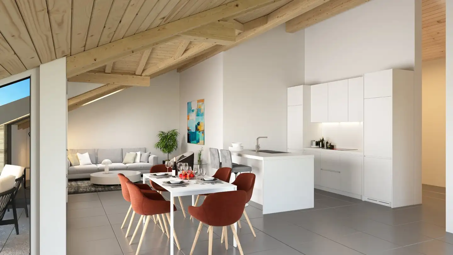 Dachgeschosswohnung kaufen - Riedliweg 12, 3633 Amsoldingen - Foto 3