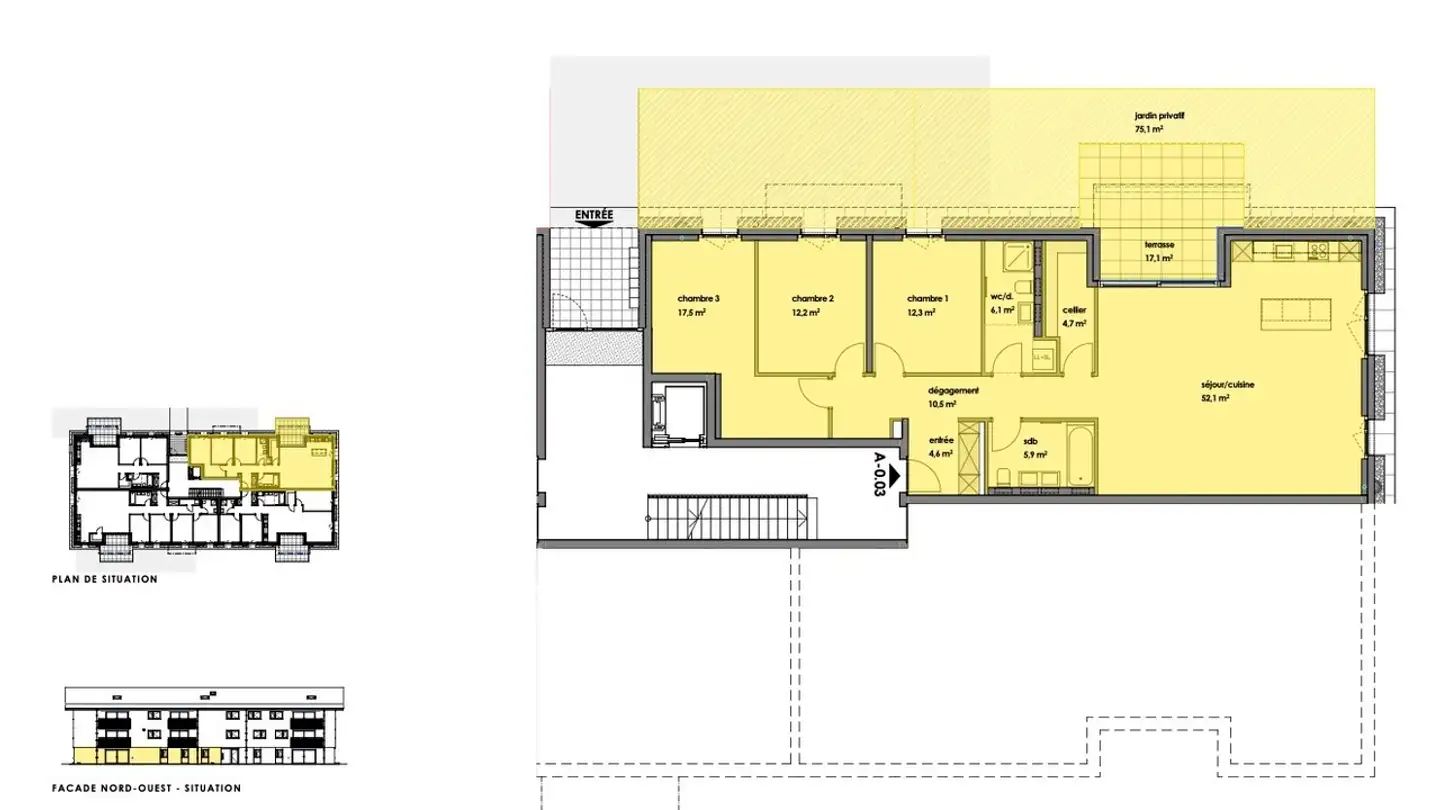Appartement à louer - Route De La Pierra 10, 1678 Siviriez - Photo 3