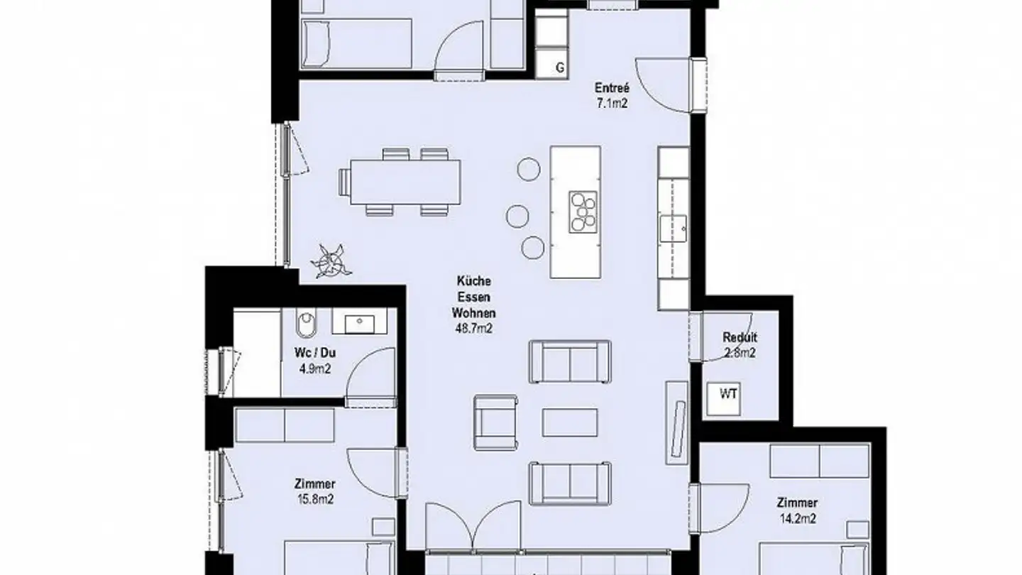 Apartment for rent - Ahornstrasse 35, 6314 Unterägeri - Photo 2